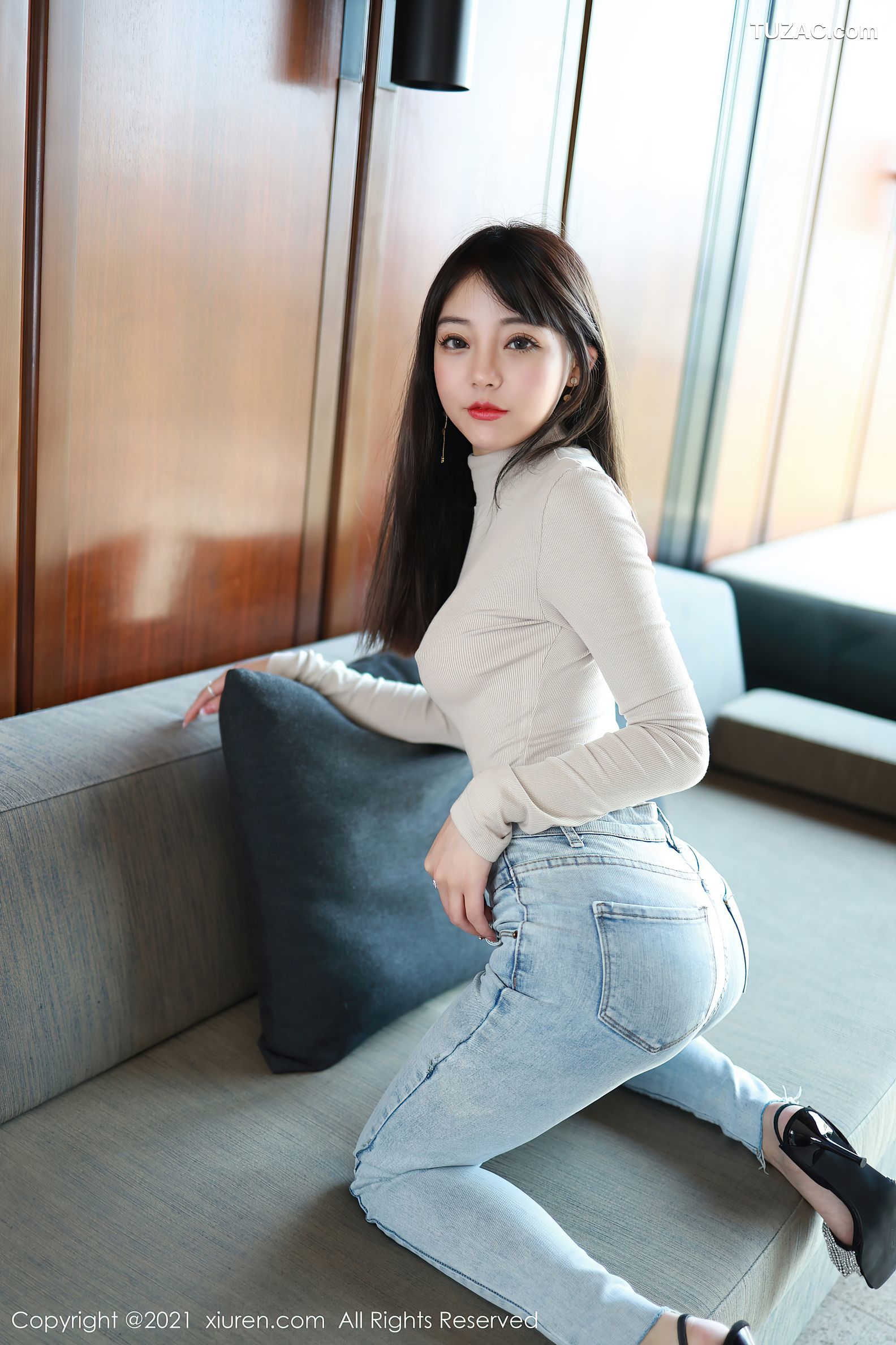 XiuRen秀人网-3369-佘贝拉bella-死库水牛仔裤-2021.04.30