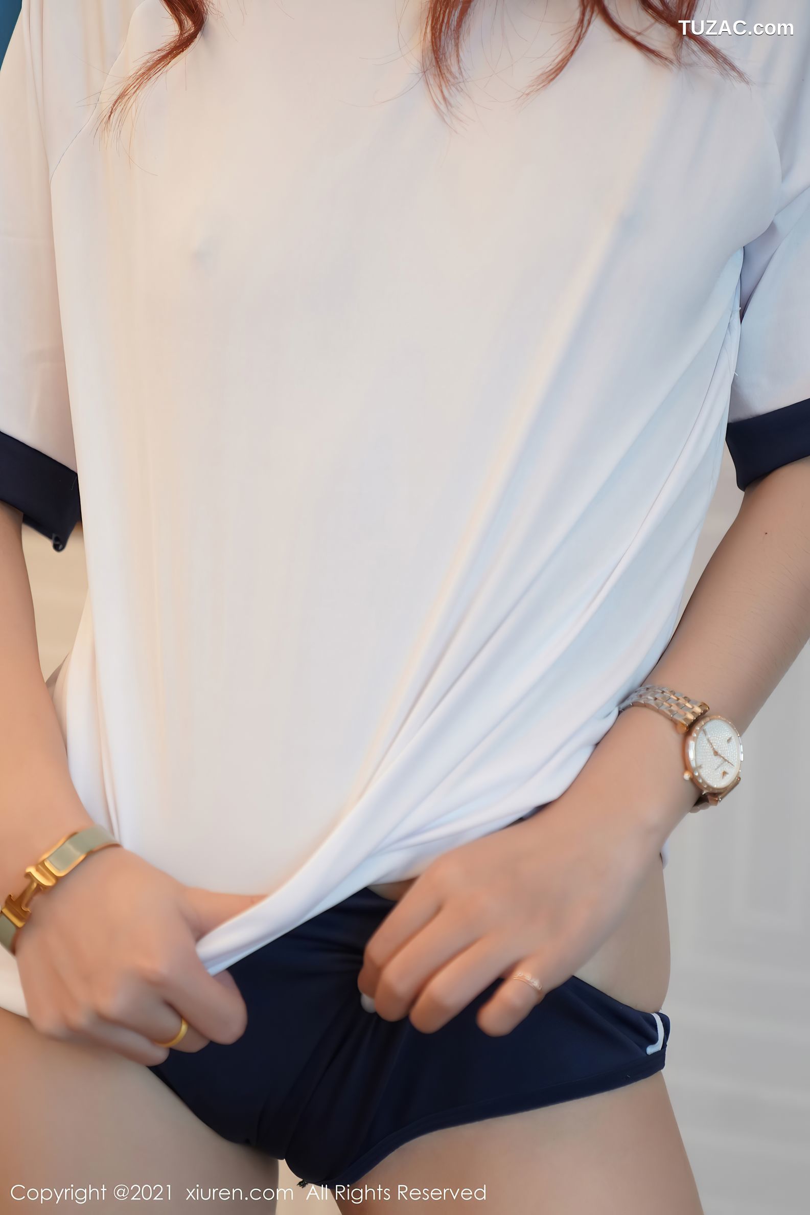 XiuRen秀人网-3408-周慕汐baby-性感学生装黑丝袜-2021.05.13