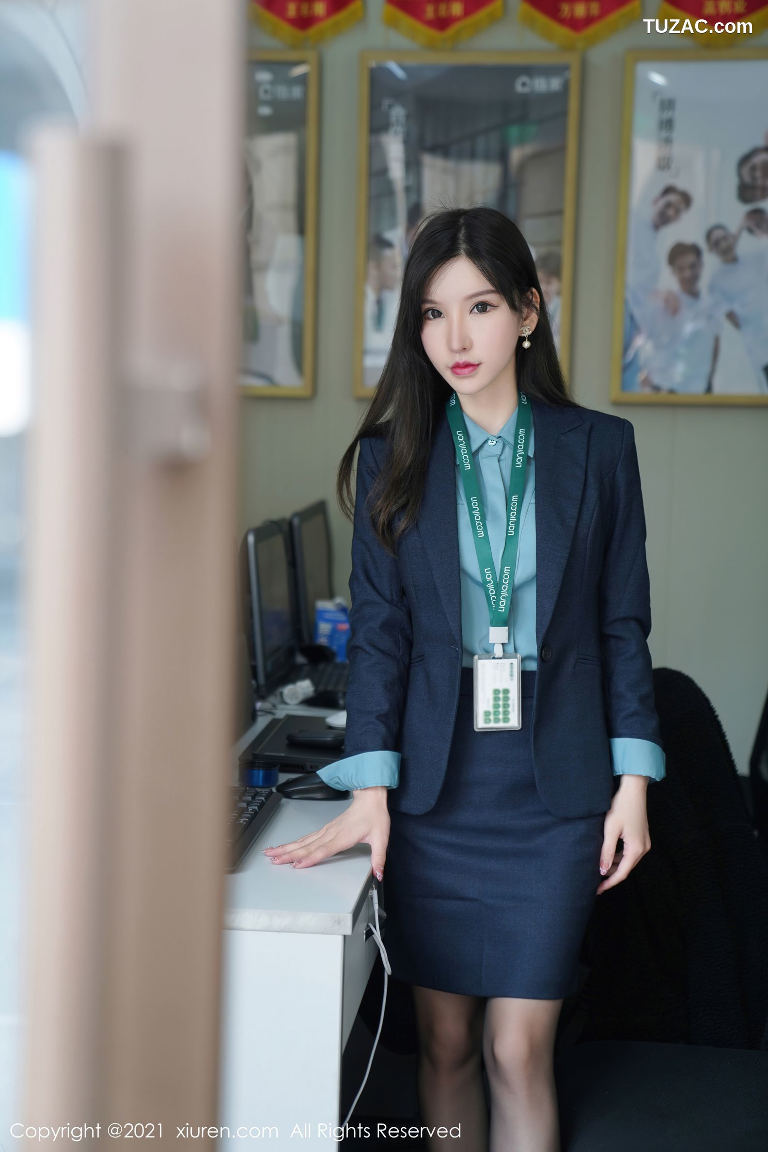 XiuRen秀人网-3415-周于希Sandy-剧情主题-售楼美女办公OL制服-2021.05.14