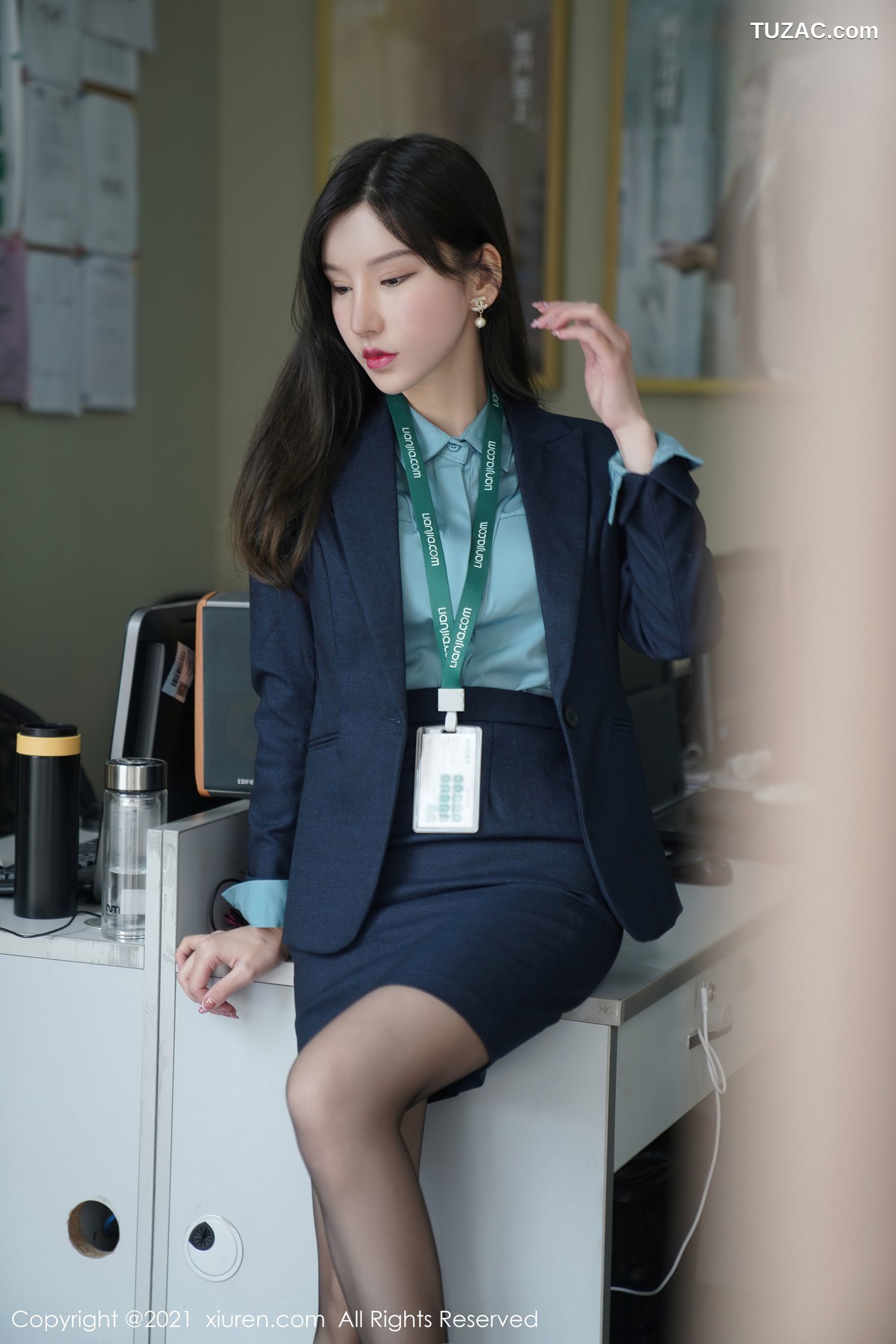 XiuRen秀人网-3415-周于希Sandy-剧情主题-售楼美女办公OL制服-2021.05.14