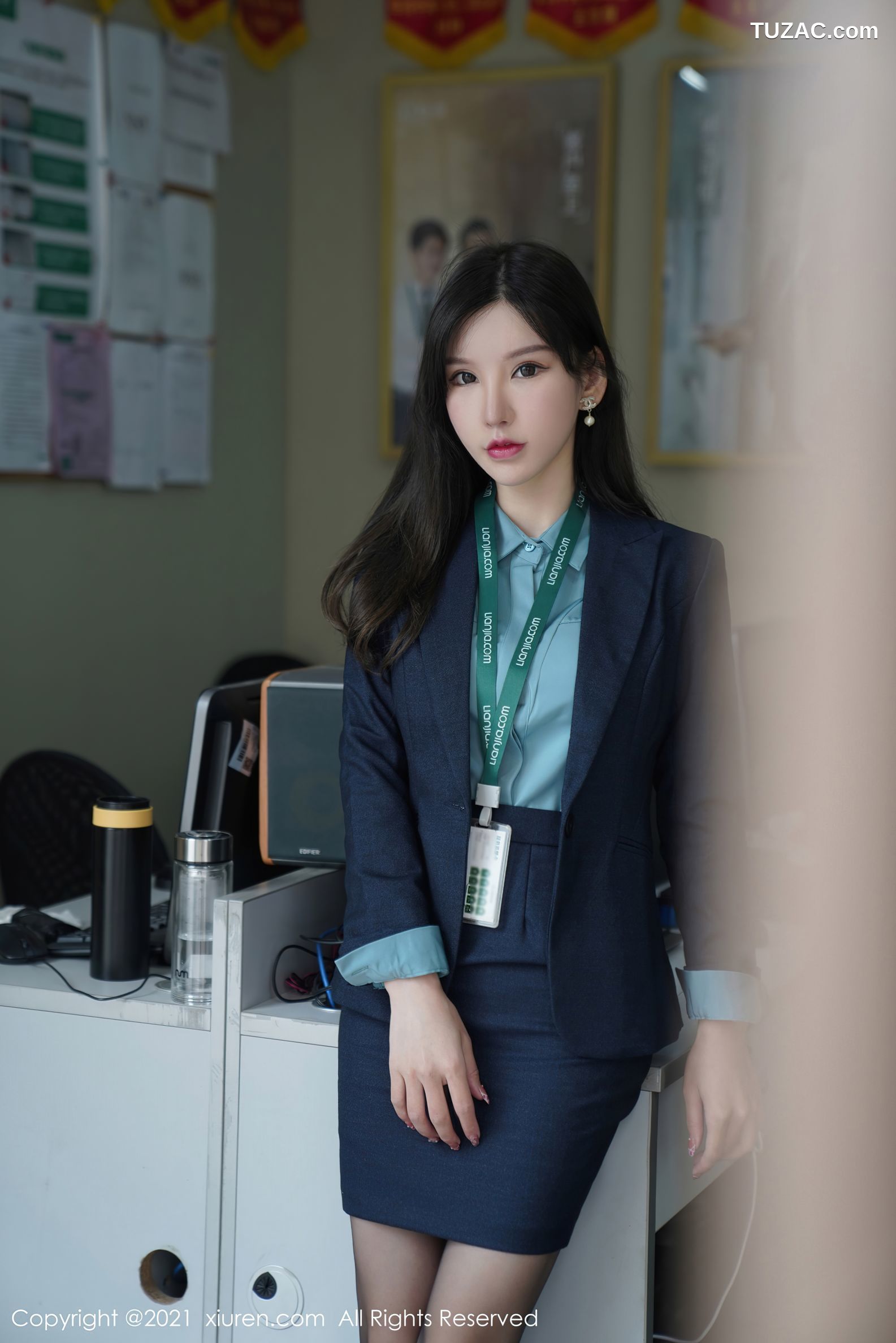 XiuRen秀人网-3415-周于希Sandy-剧情主题-售楼美女办公OL制服-2021.05.14