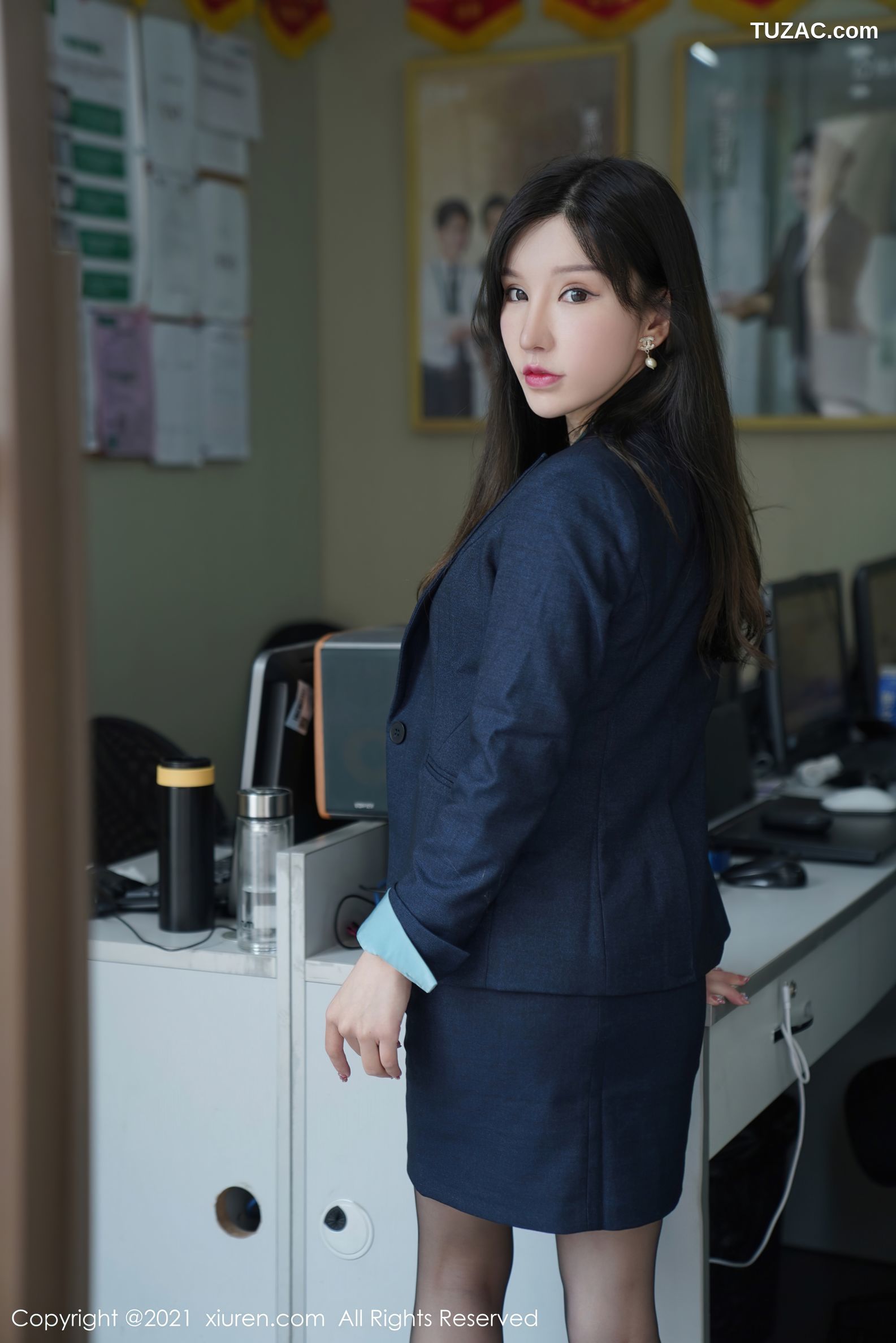 XiuRen秀人网-3415-周于希Sandy-剧情主题-售楼美女办公OL制服-2021.05.14