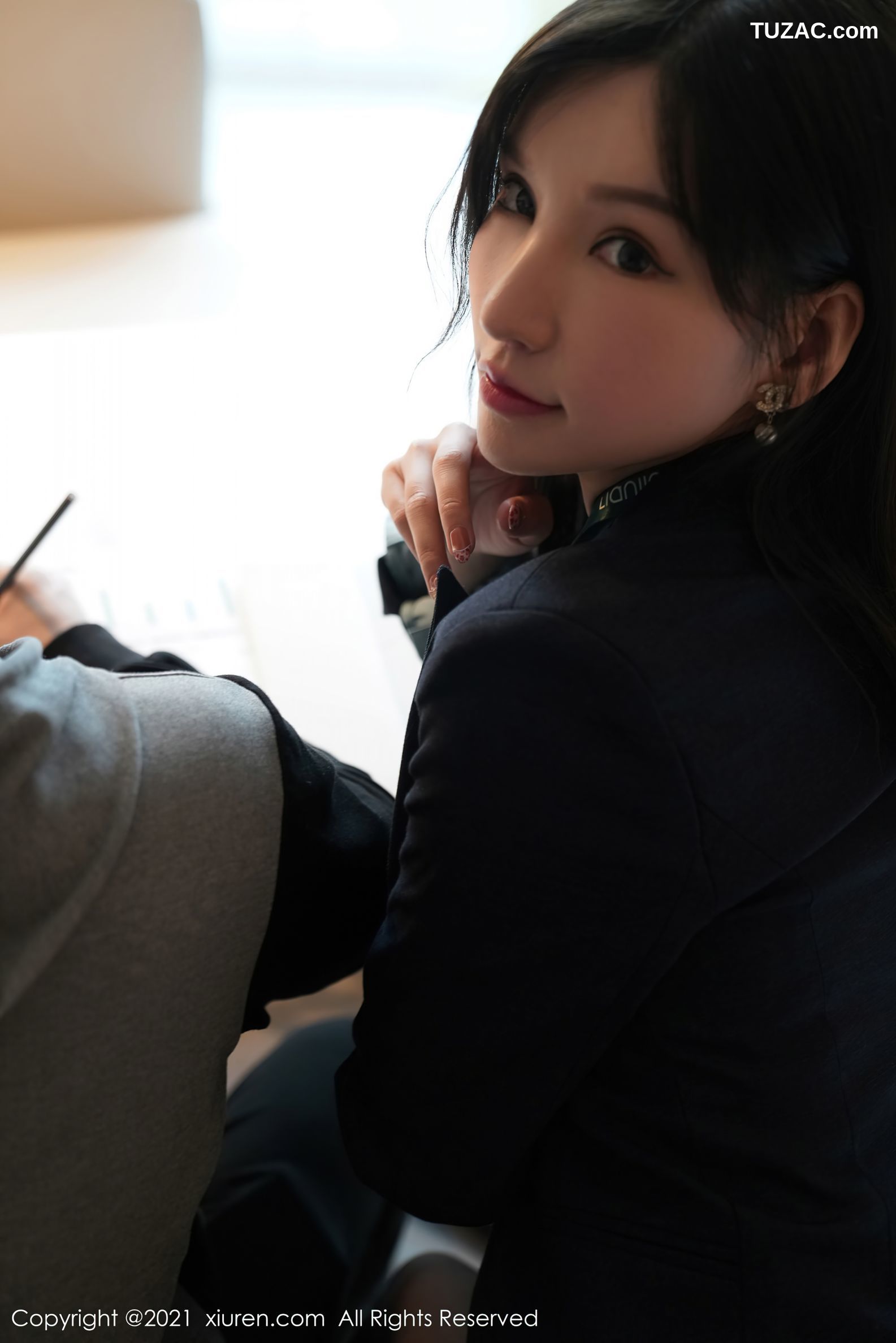 XiuRen秀人网-3415-周于希Sandy-剧情主题-售楼美女办公OL制服-2021.05.14
