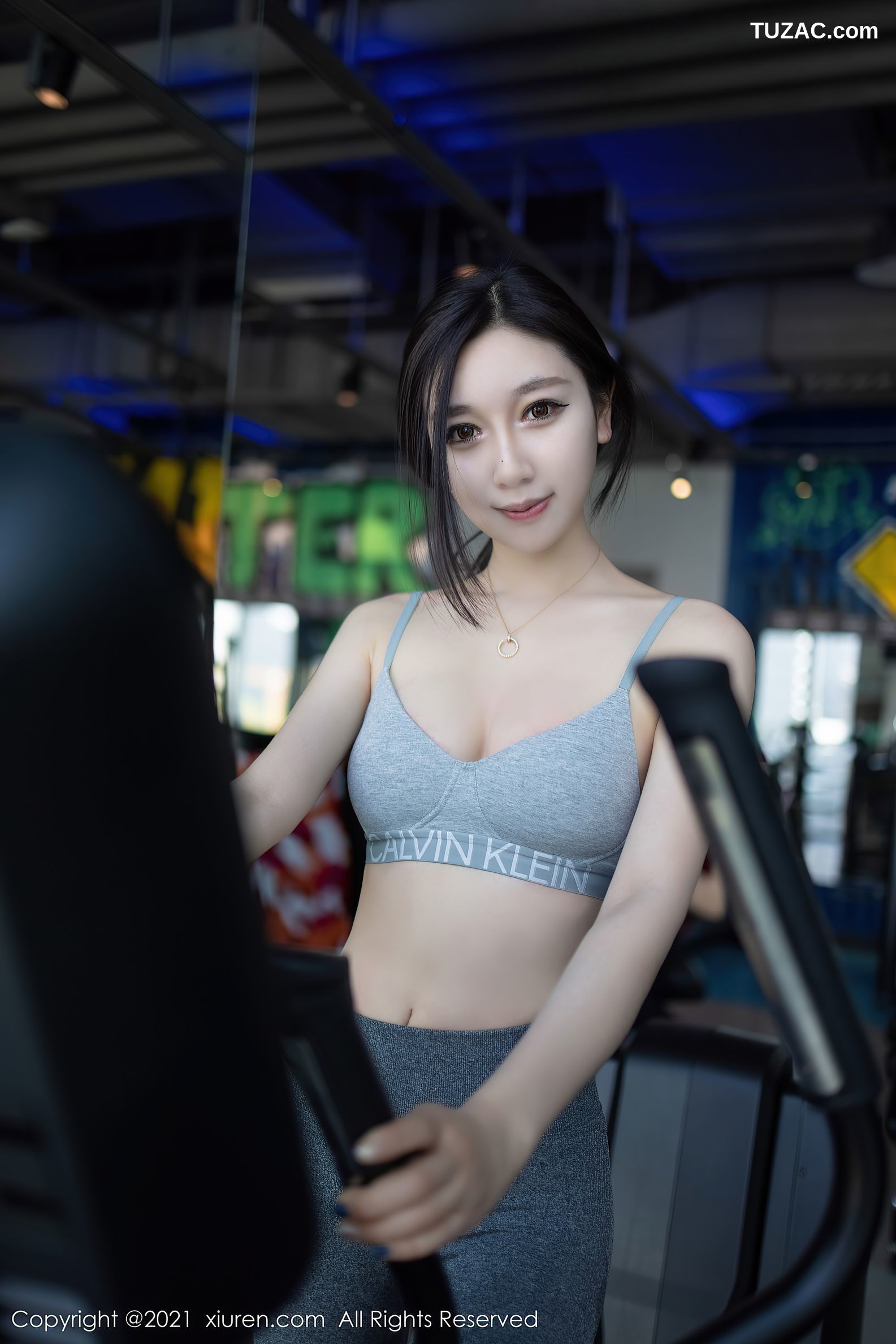 XiuRen秀人网-3436-Victoria志玲-健身房紧身运动内衣-浴室性感内衣-2021.05.20