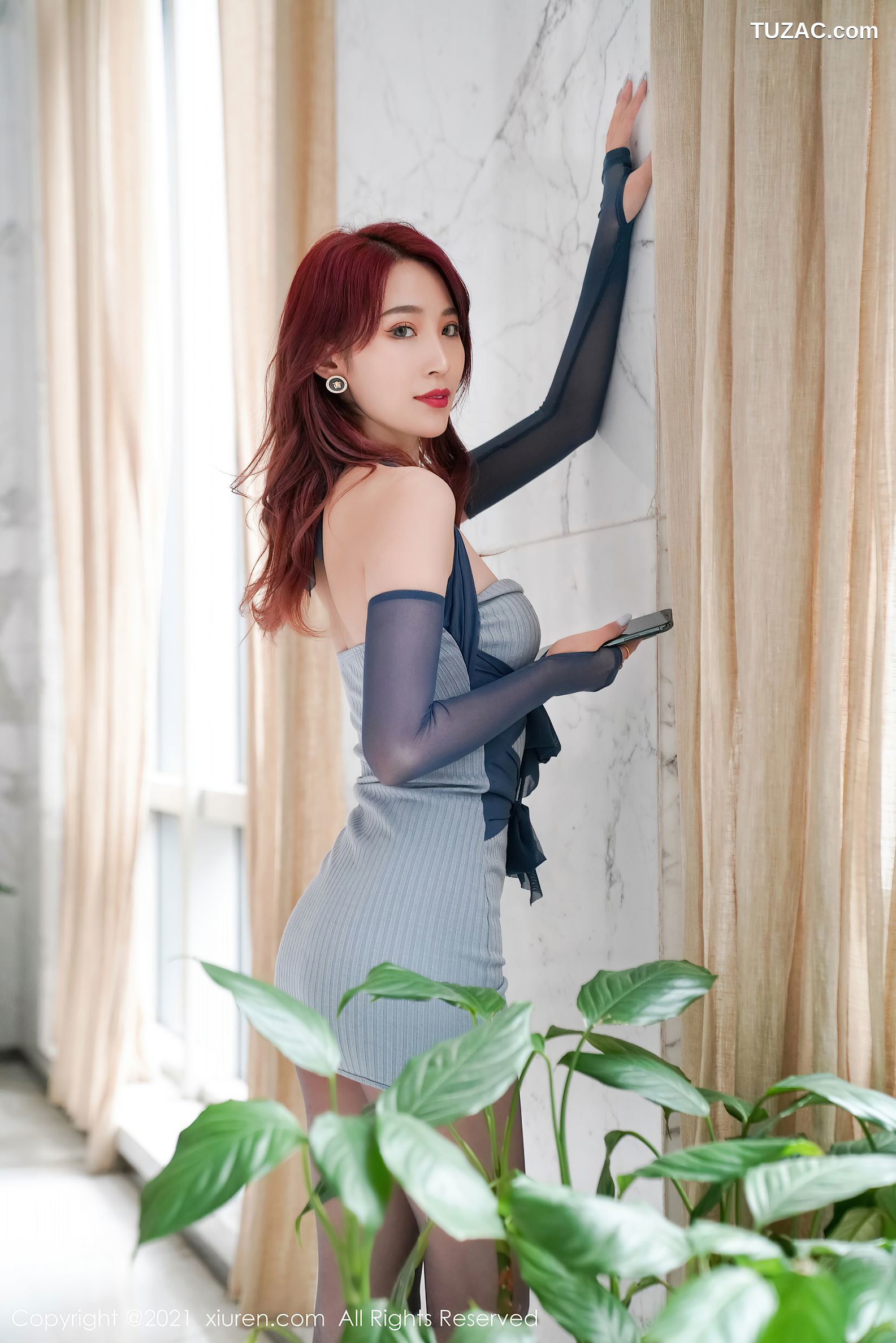 XiuRen秀人网-3535-周慕Baby-黑丝裤袜-2021.06.11