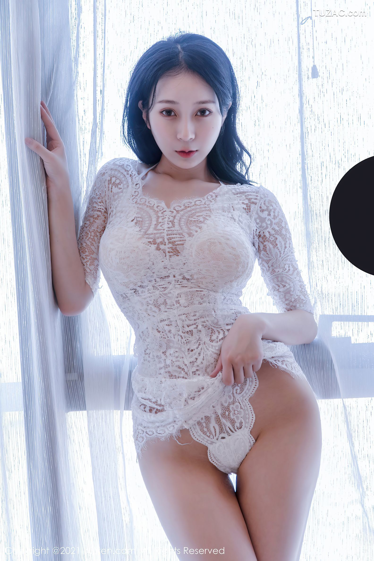 XiuRen秀人网-3640-小爪几-新人小爪子缕空吊带蕾丝内衣-2021.07.08