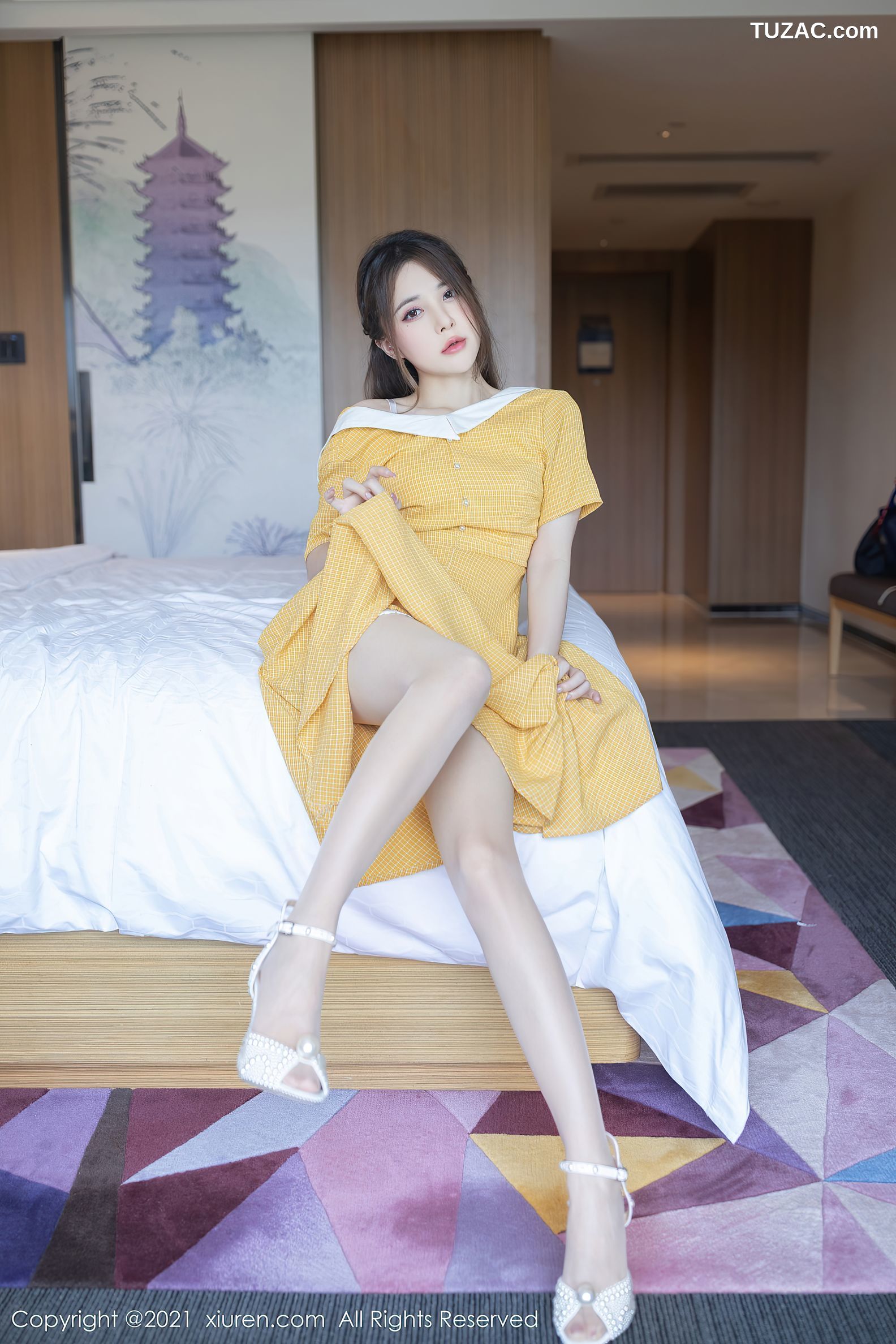 XiuRen秀人网-3648-鱼子酱Fish-一日女友主题居家-2021.07.09