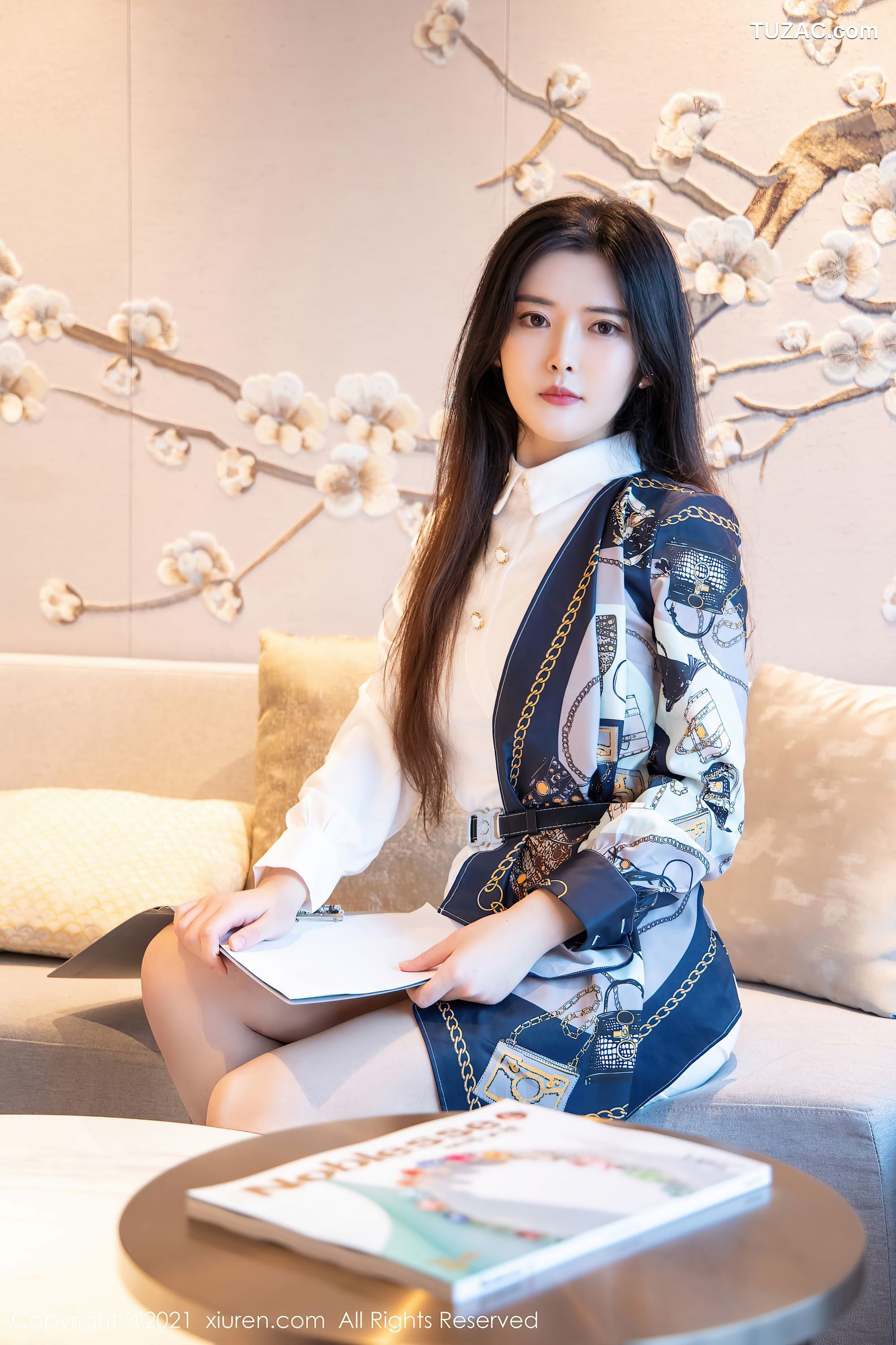 XiuRen秀人网-3975-白露小猪-镂空连体内衣-2021.09.22