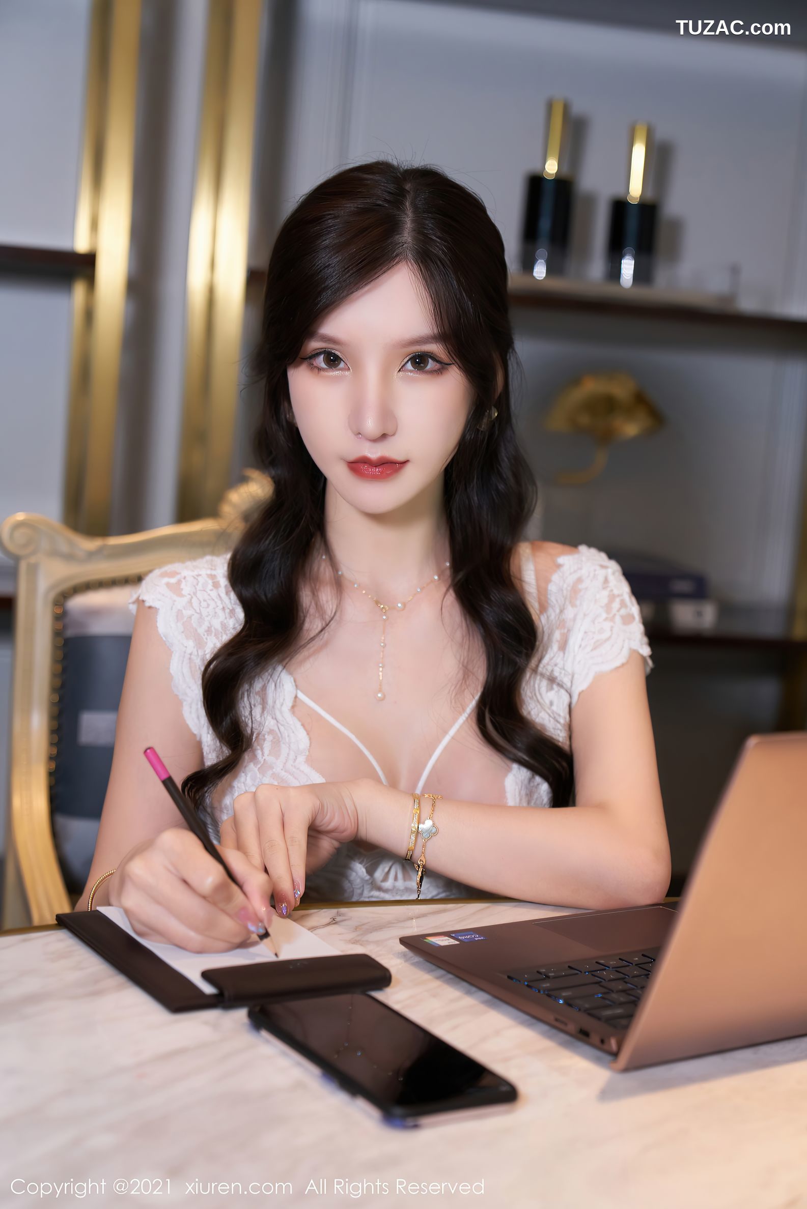 XiuRen秀人网-3992-周于希Sandy-秘书OL剧情主题超薄黑丝-2021.09.24