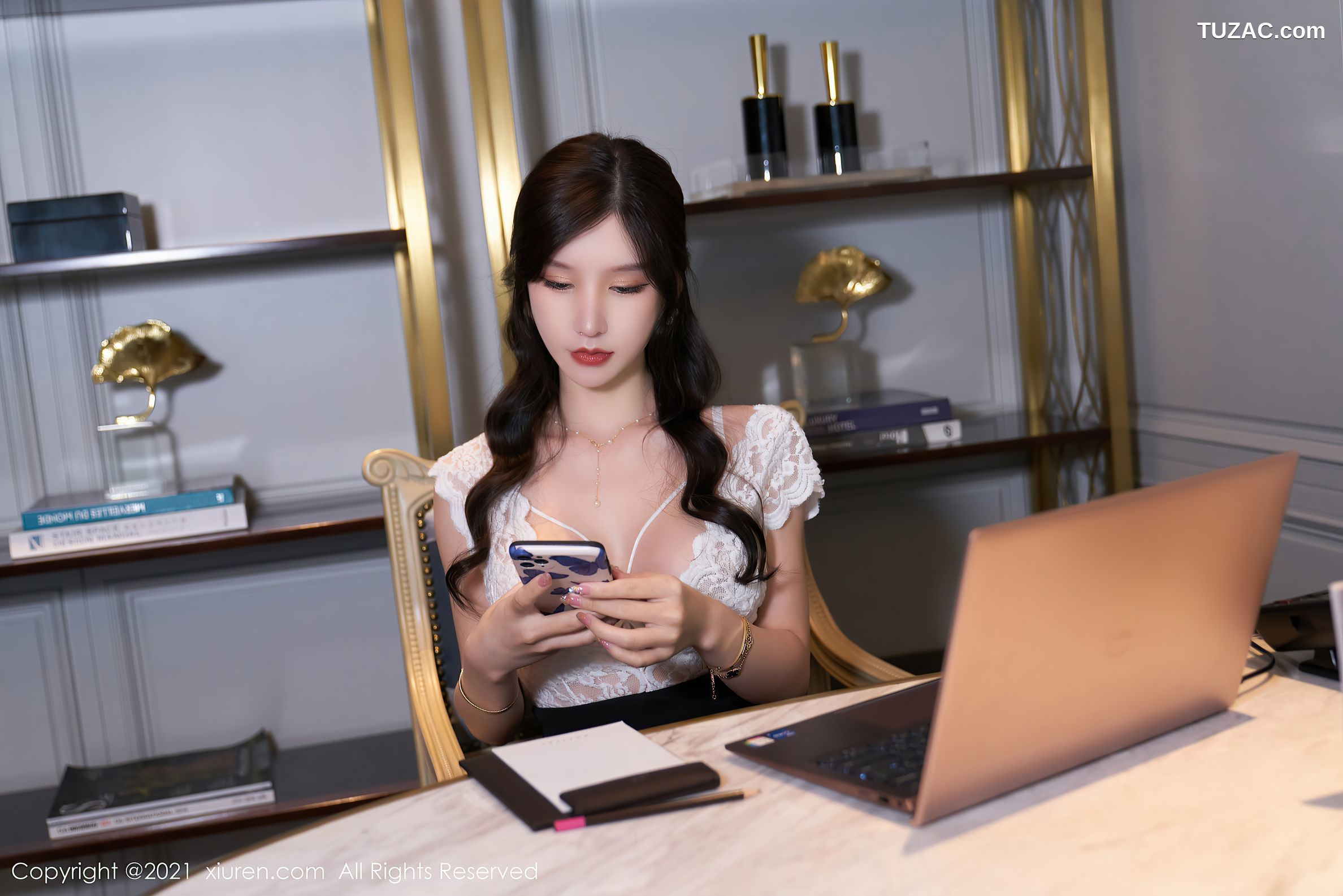 XiuRen秀人网-3992-周于希Sandy-秘书OL剧情主题超薄黑丝-2021.09.24