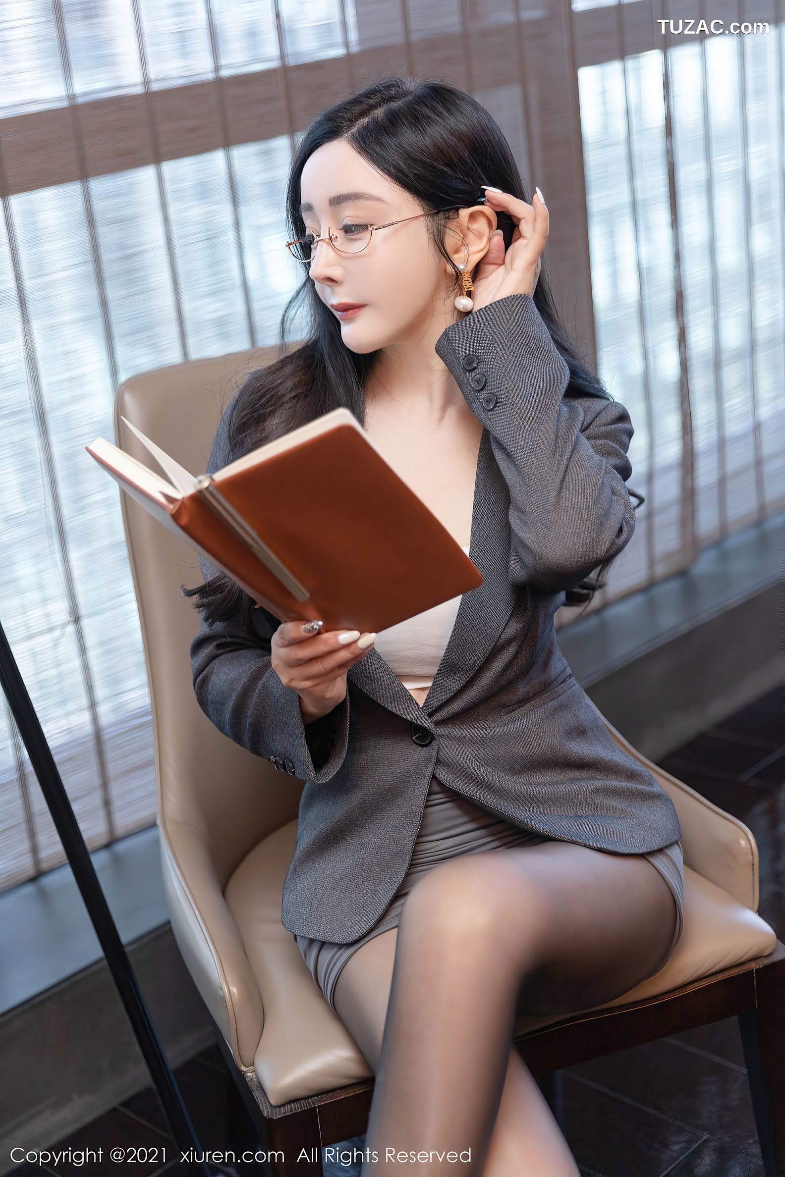 XiuRen秀人网-4072-允爾-教师主题性感内衣-2021.10.15