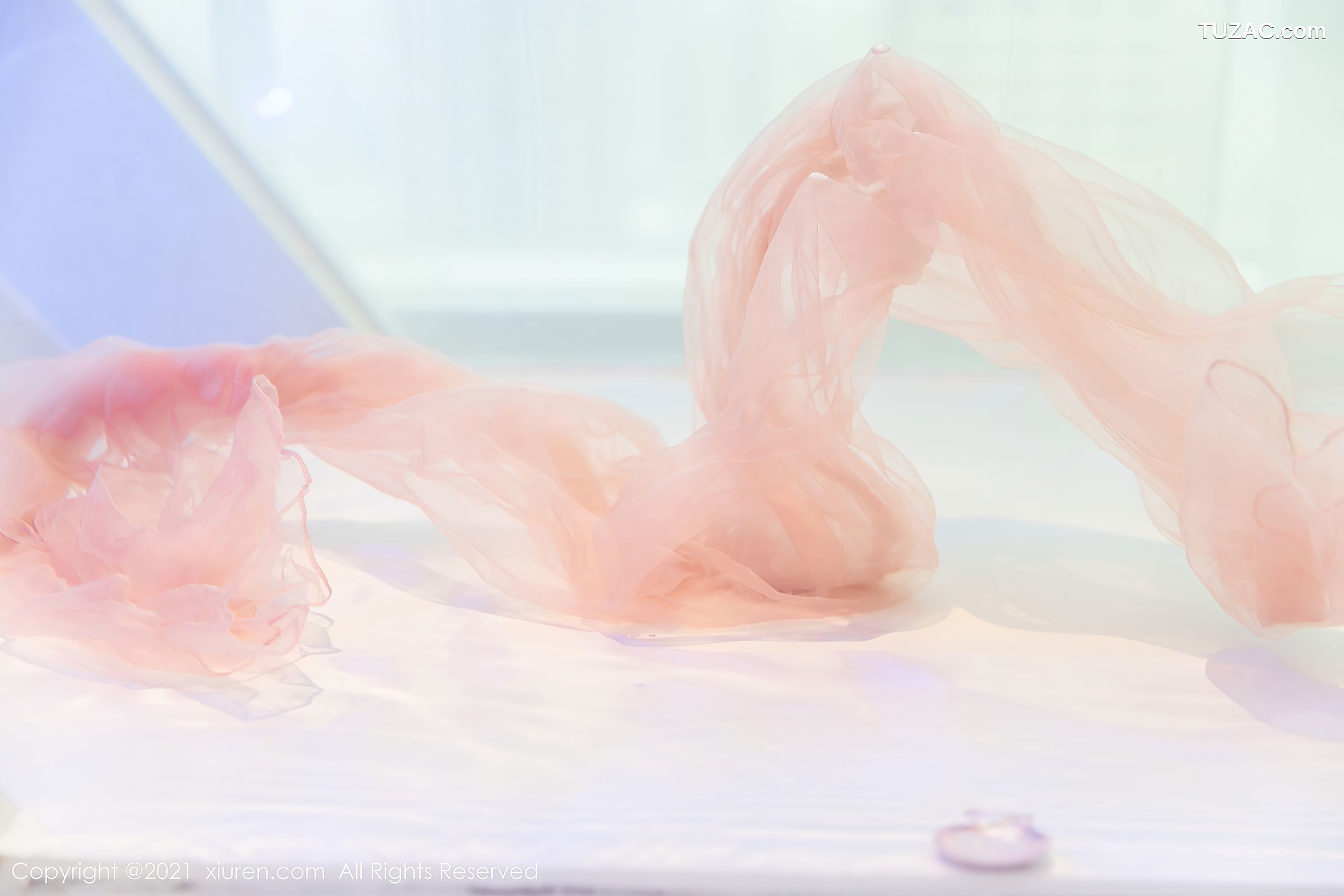 XiuRen秀人网-4103-允爾-绚丽多姿吊带袜傲人豪乳贝壳遮点-2021.10.22