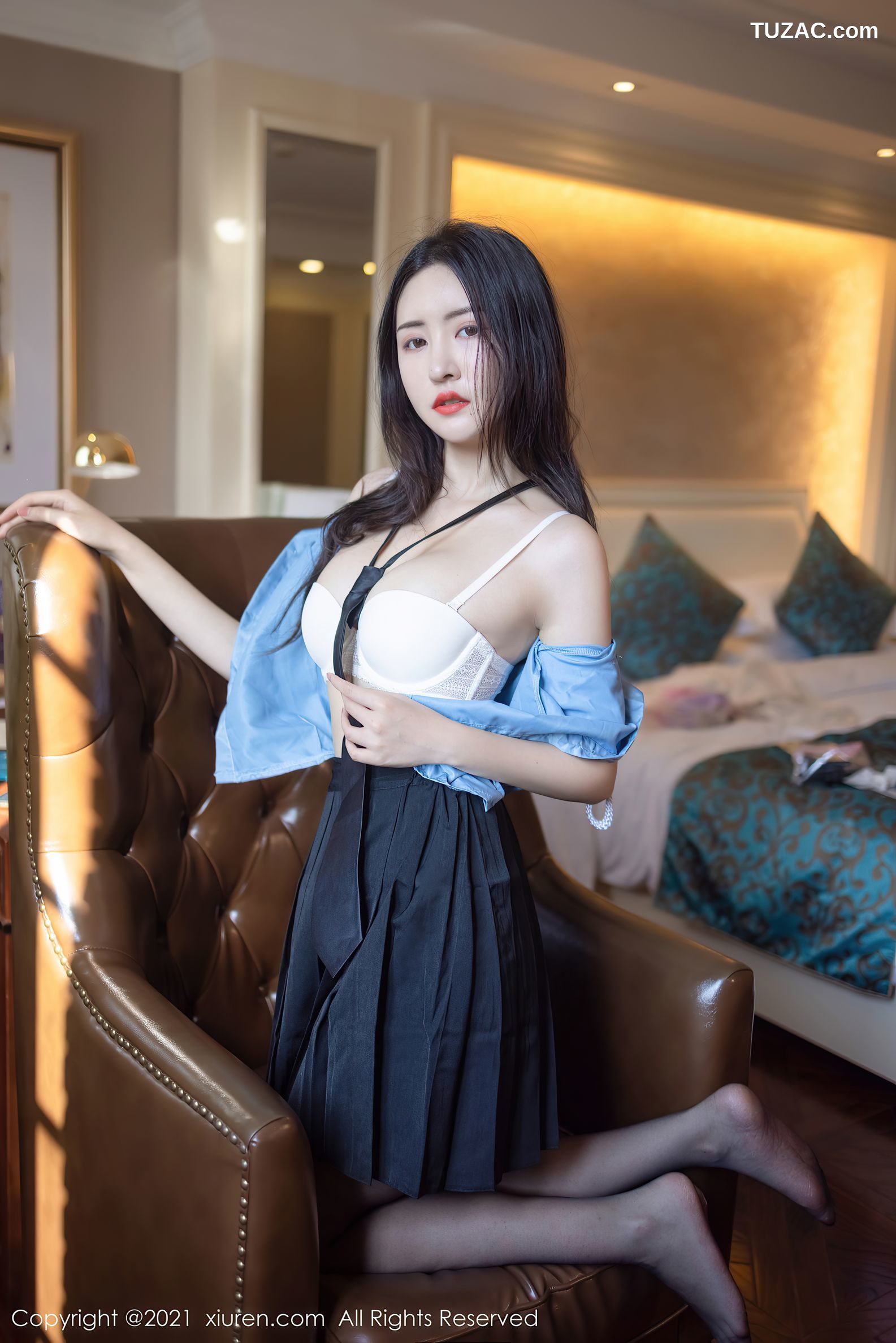 XiuRen秀人网-4214-沈梦瑶-飒爽多姿制服系列-2021.11.15