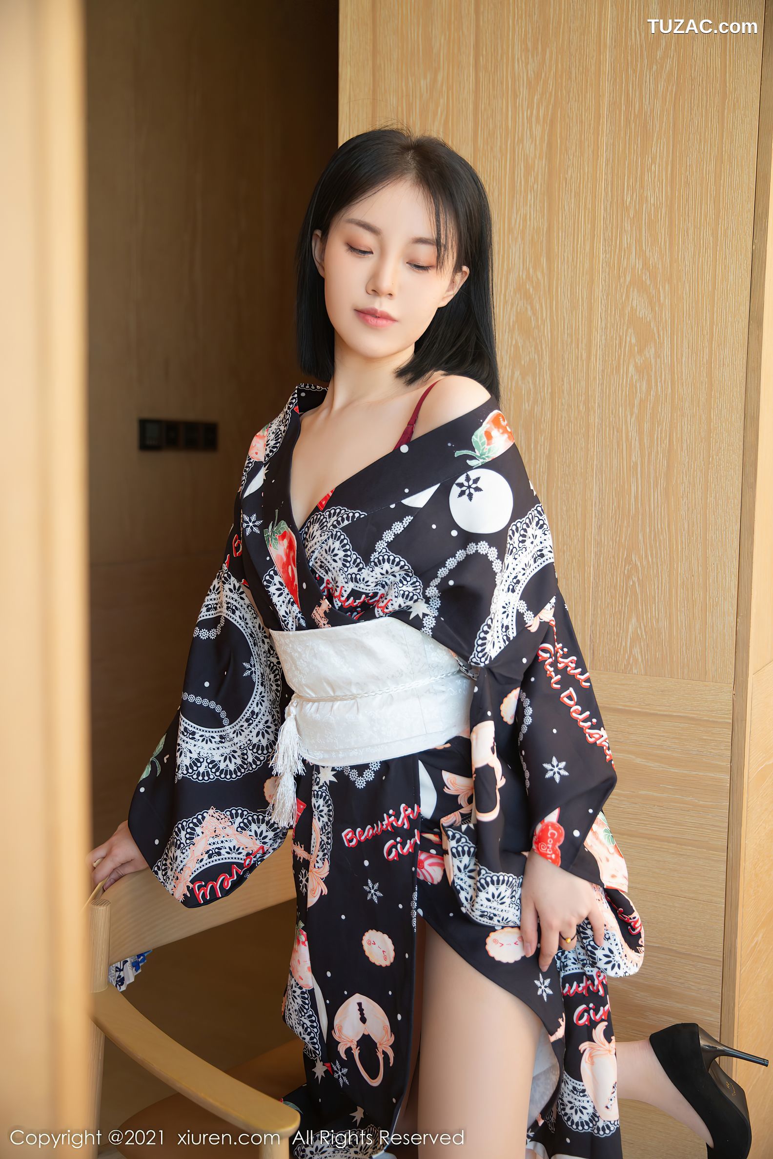 XiuRen秀人网-4313-一颗甜蛋黄a-魅力日式和服情趣人体盛宴-2021.12.08