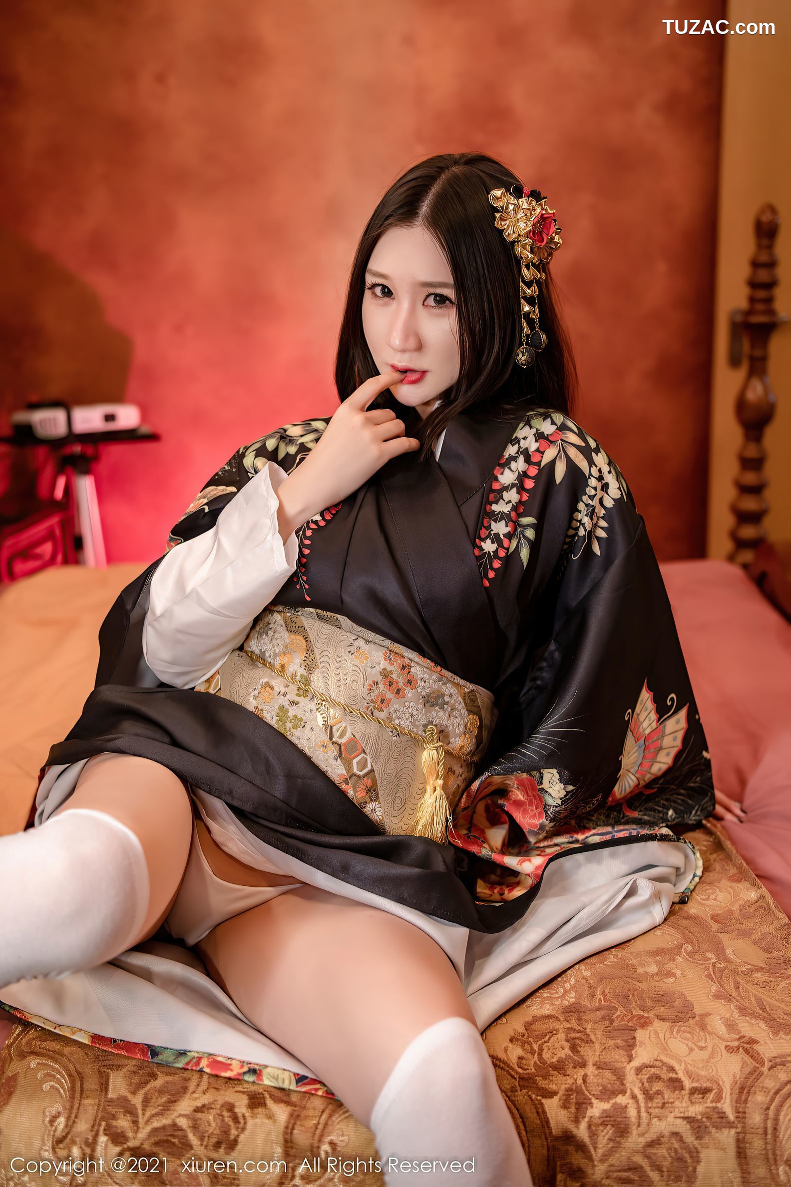 XiuRen秀人网-4386-顾乔楠Cora-性感日系和服丰乳肥臀-2021.12.27