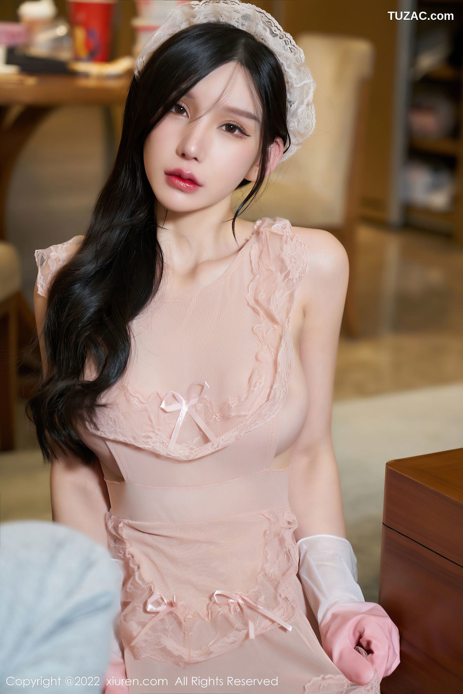 XiuRen秀人网-4468-周于希Sally-女佣角色主题粉色情趣服饰-2022.01.14