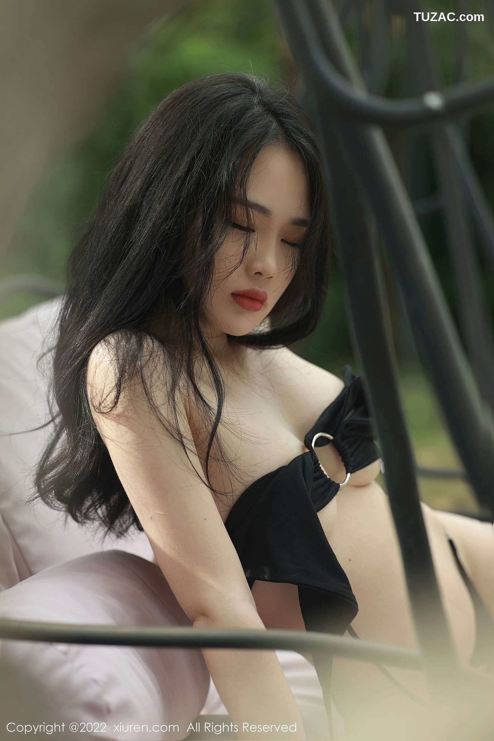 XiuRen秀人网-4559-Niki可雅-海南岛旅拍户外泳池性感比基尼-2022.02.09