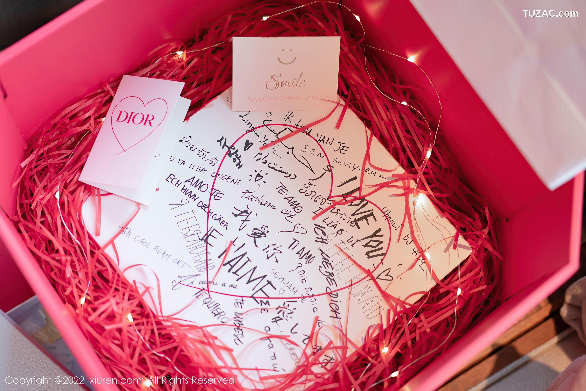 XiuRen秀人网-4580-允爾-情人节主题连衣裙蕾丝内衣-2022.02.14