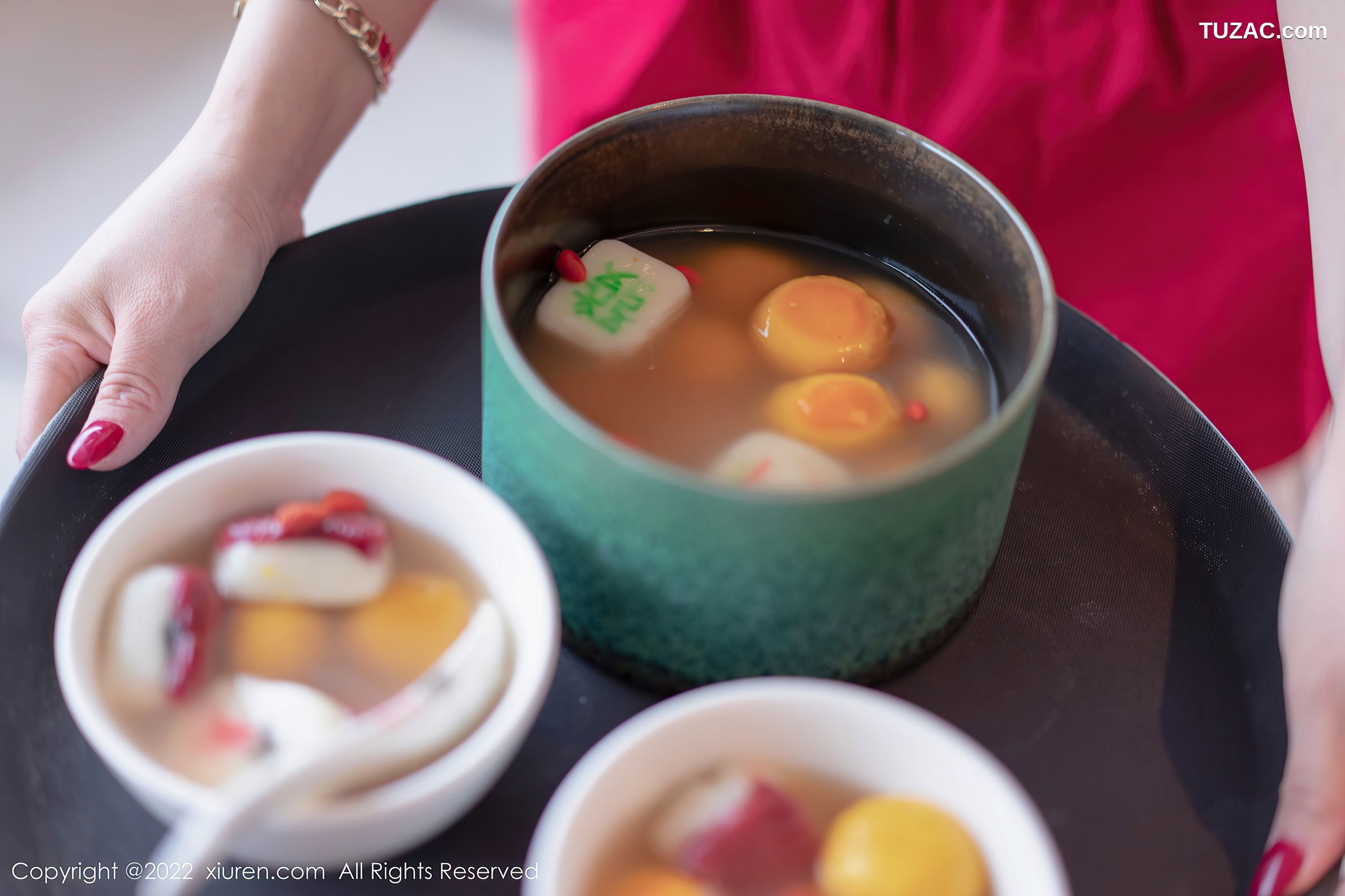 XiuRen秀人网-4580-允爾-情人节主题连衣裙蕾丝内衣-2022.02.14