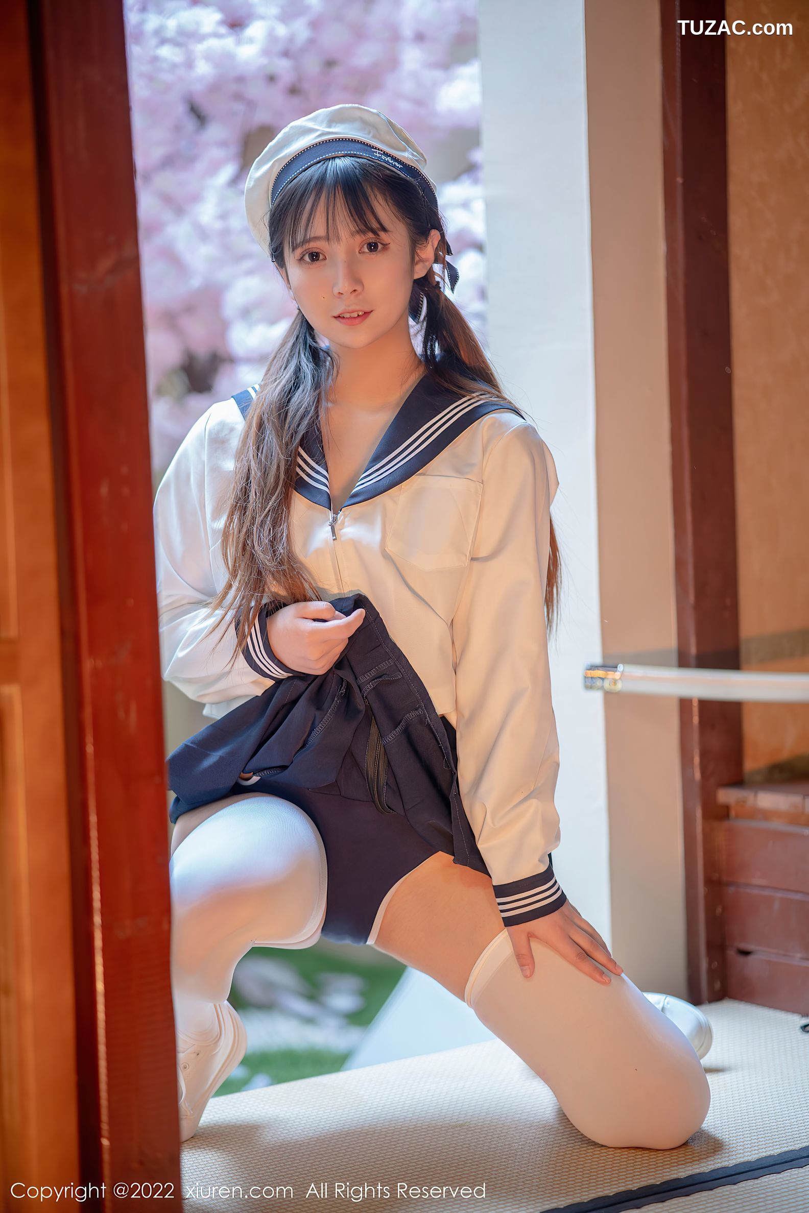 XiuRen秀人网-4624-久久Aimee-真空死库水白丝袜-2022.02.23