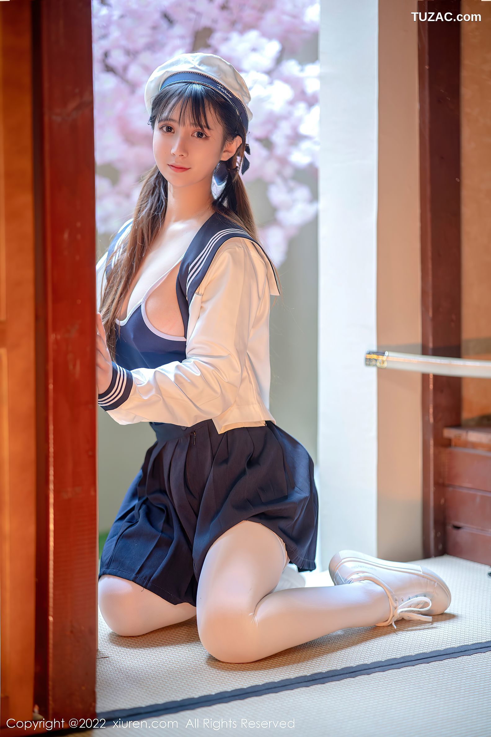 XiuRen秀人网-4624-久久Aimee-真空死库水白丝袜-2022.02.23