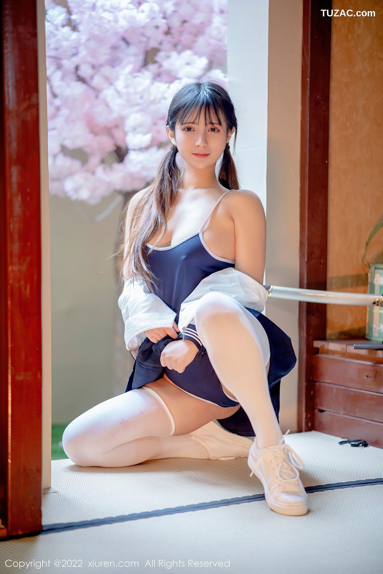 XiuRen秀人网-4624-久久Aimee-真空死库水白丝袜-2022.02.23