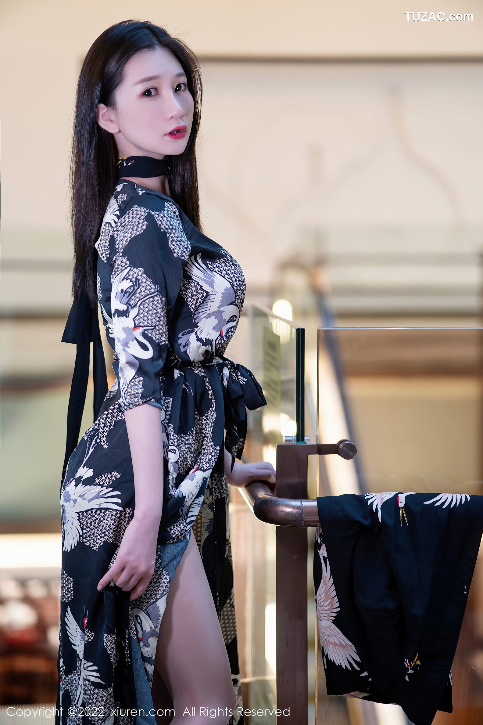 XiuRen秀人网-4759-顾乔楠Cora-性感内衣超薄肉丝-2022.03.23