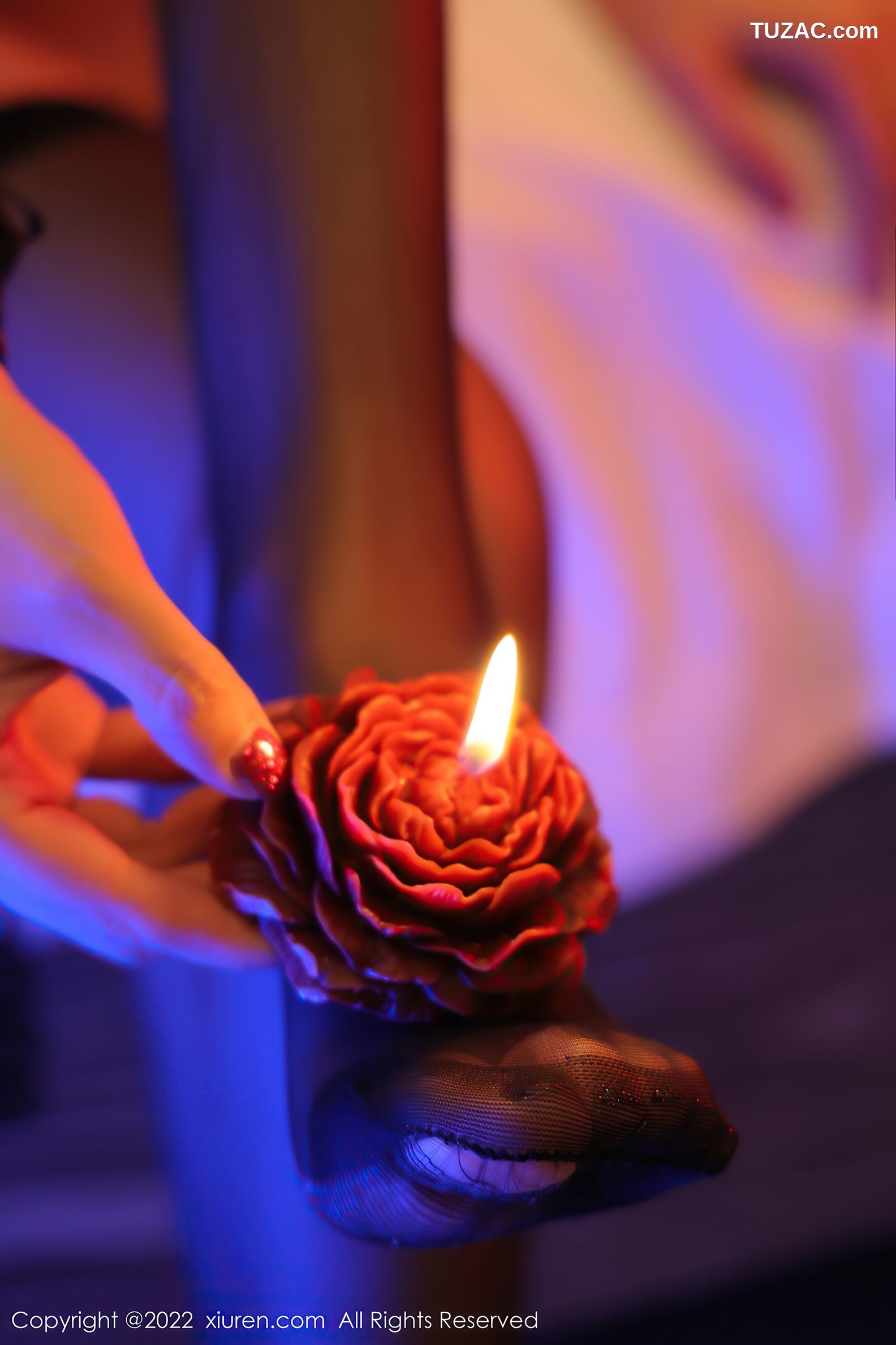 XiuRen秀人网-4810-果儿Victoria-三亚旅拍黑色皮质情趣内衣-2022.04.01