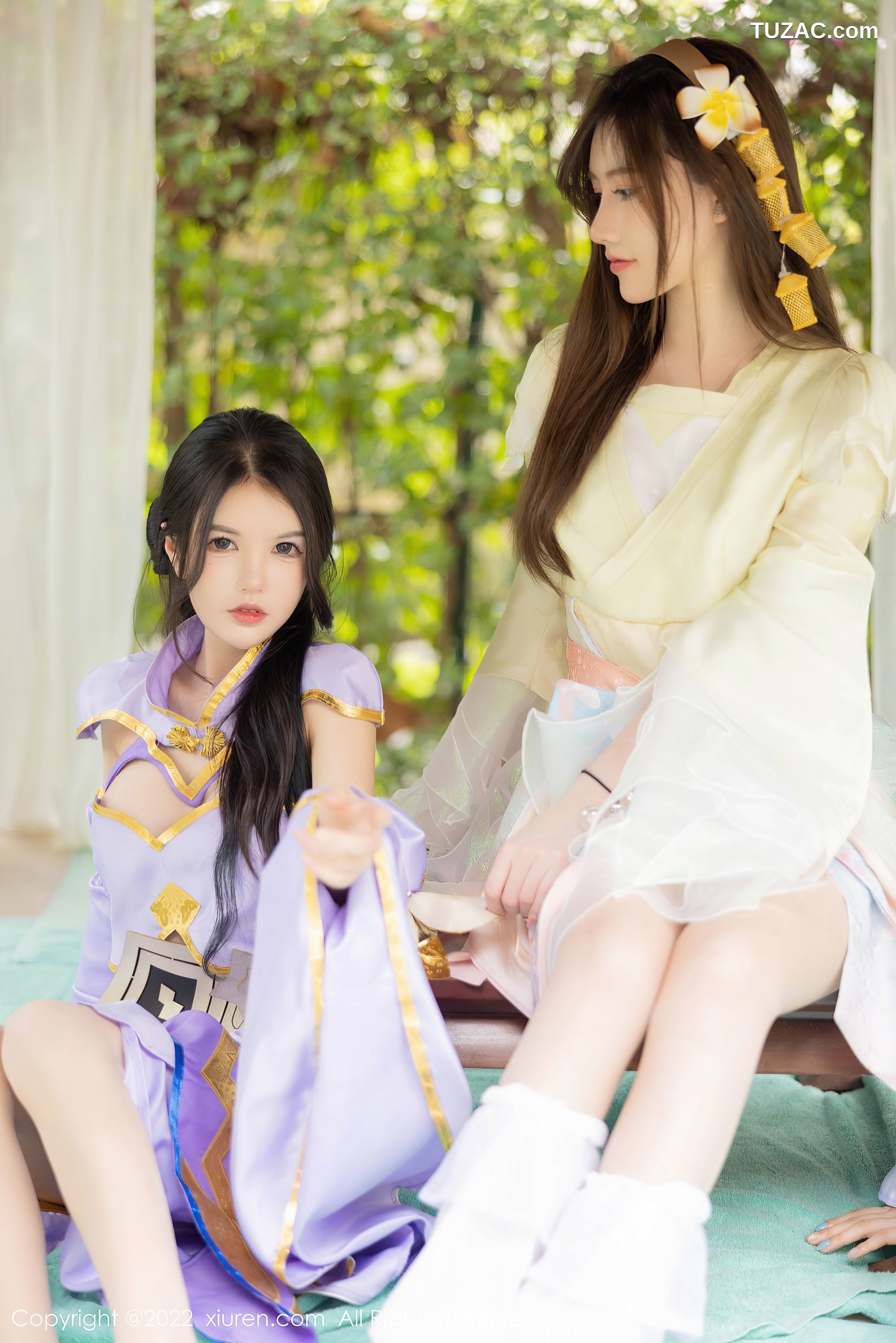 XiuRen秀人网-4948-绮里嘉-美桃酱-媛媛酱-性感Cosplay装扮-2022.04.29