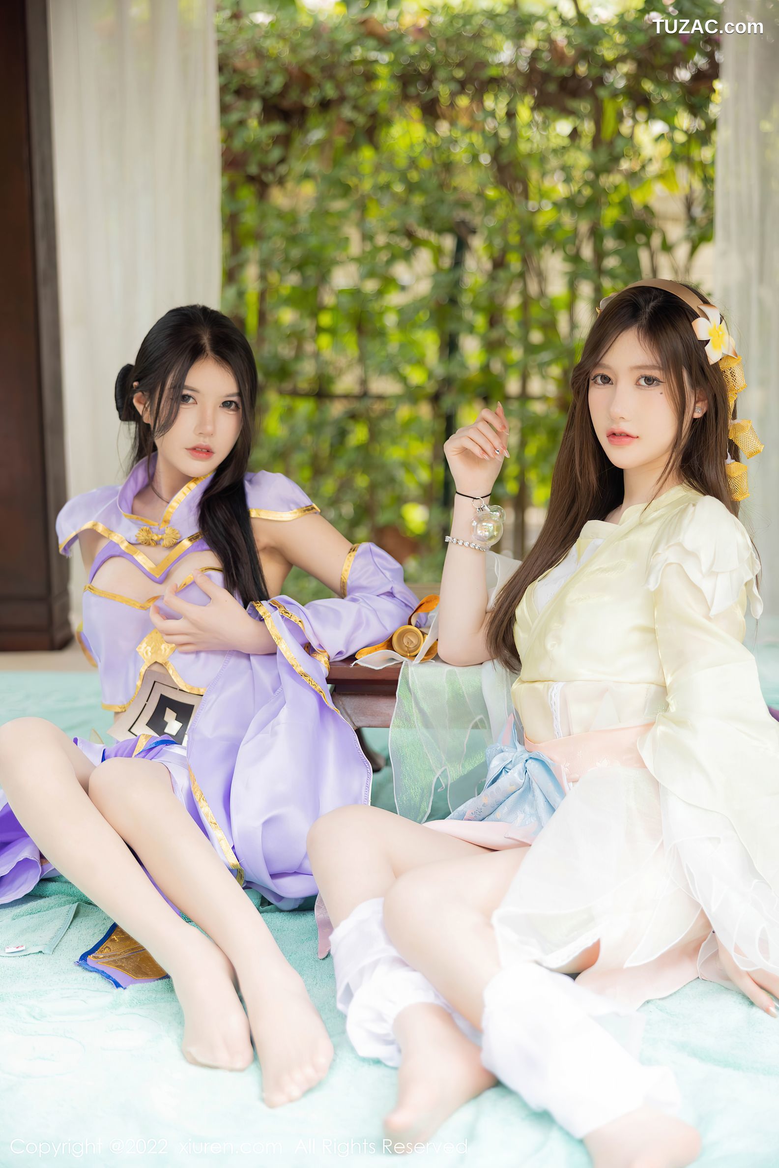 XiuRen秀人网-4948-绮里嘉-美桃酱-媛媛酱-性感Cosplay装扮-2022.04.29