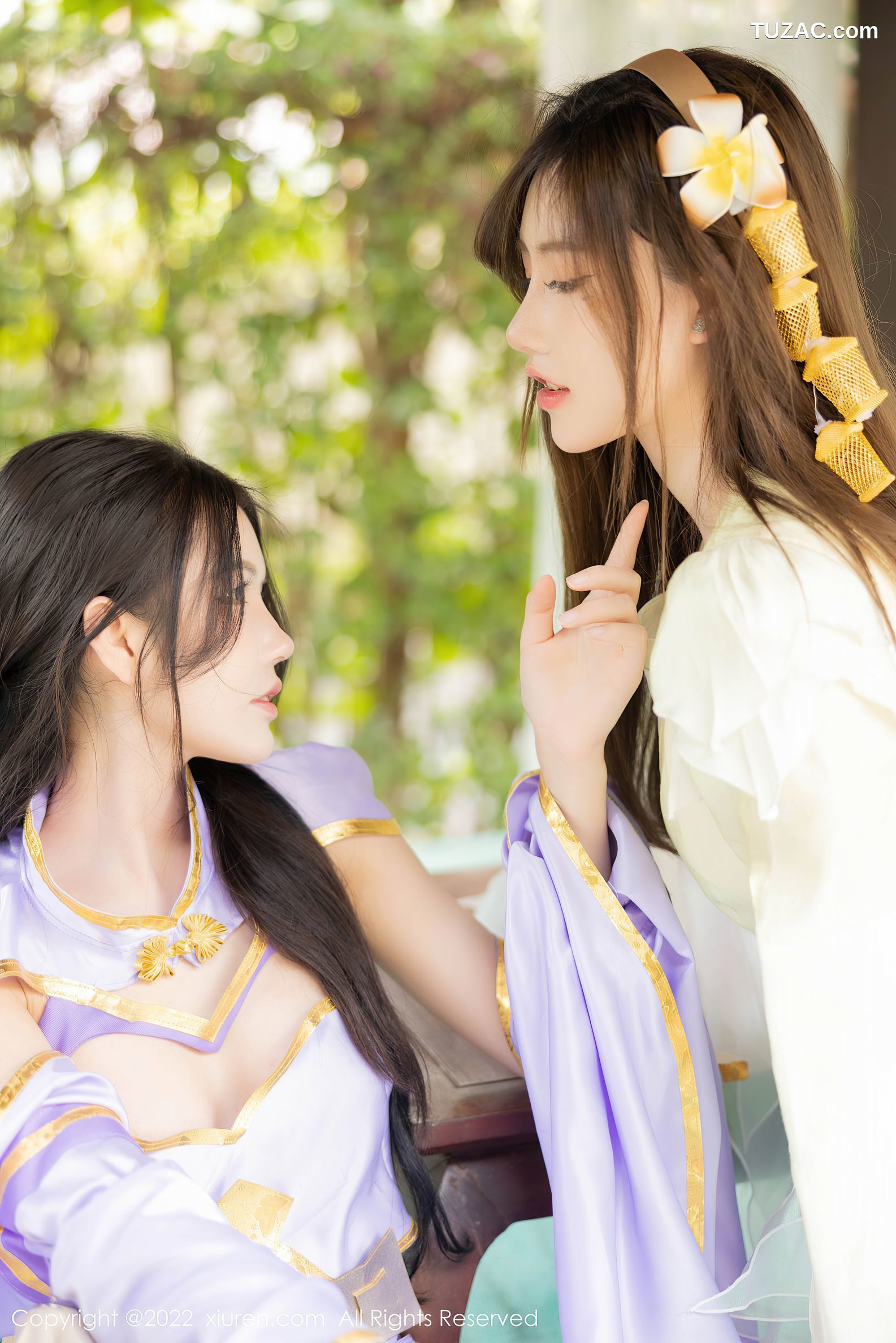 XiuRen秀人网-4948-绮里嘉-美桃酱-媛媛酱-性感Cosplay装扮-2022.04.29