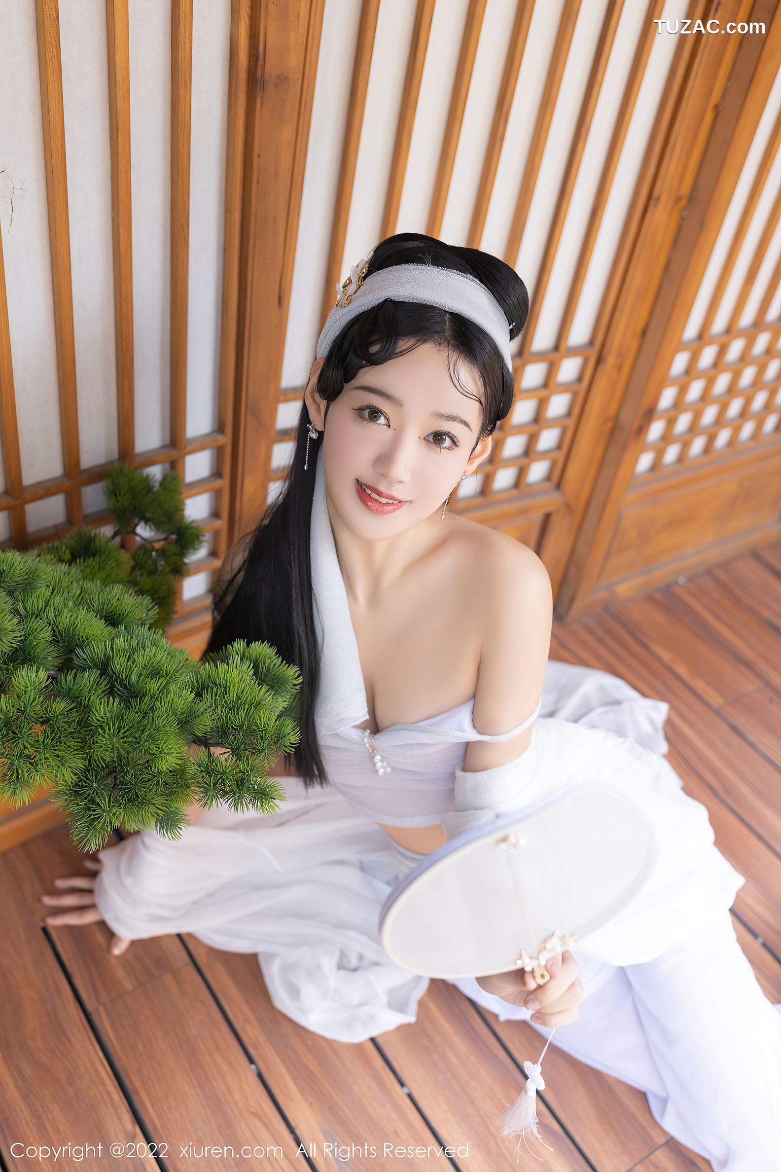 XiuRen秀人网-4952-唐安琪-陆萱萱-古装合拍主题性感内衣肉丝-2022.04.29