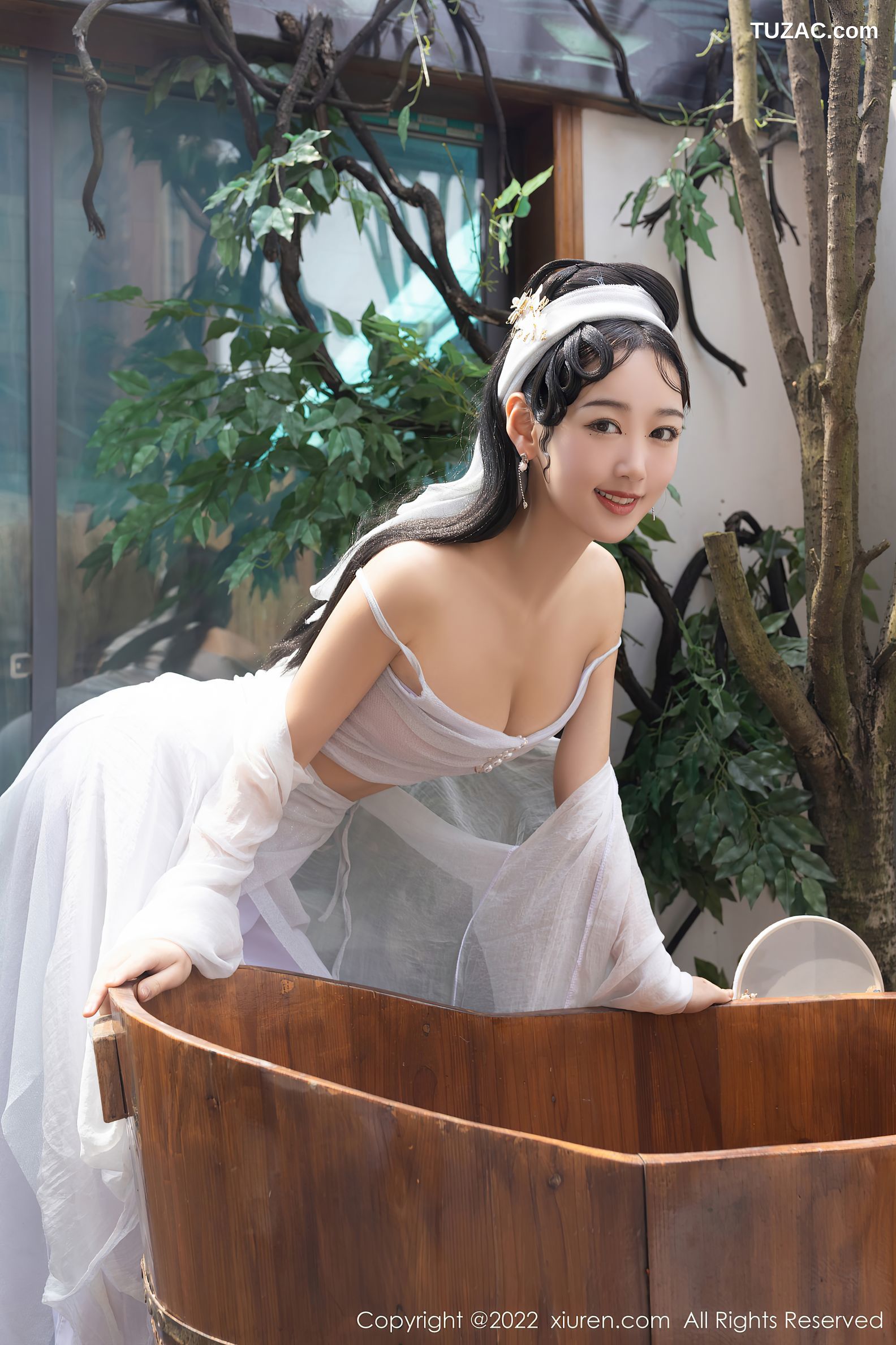XiuRen秀人网-4952-唐安琪-陆萱萱-古装合拍主题性感内衣肉丝-2022.04.29