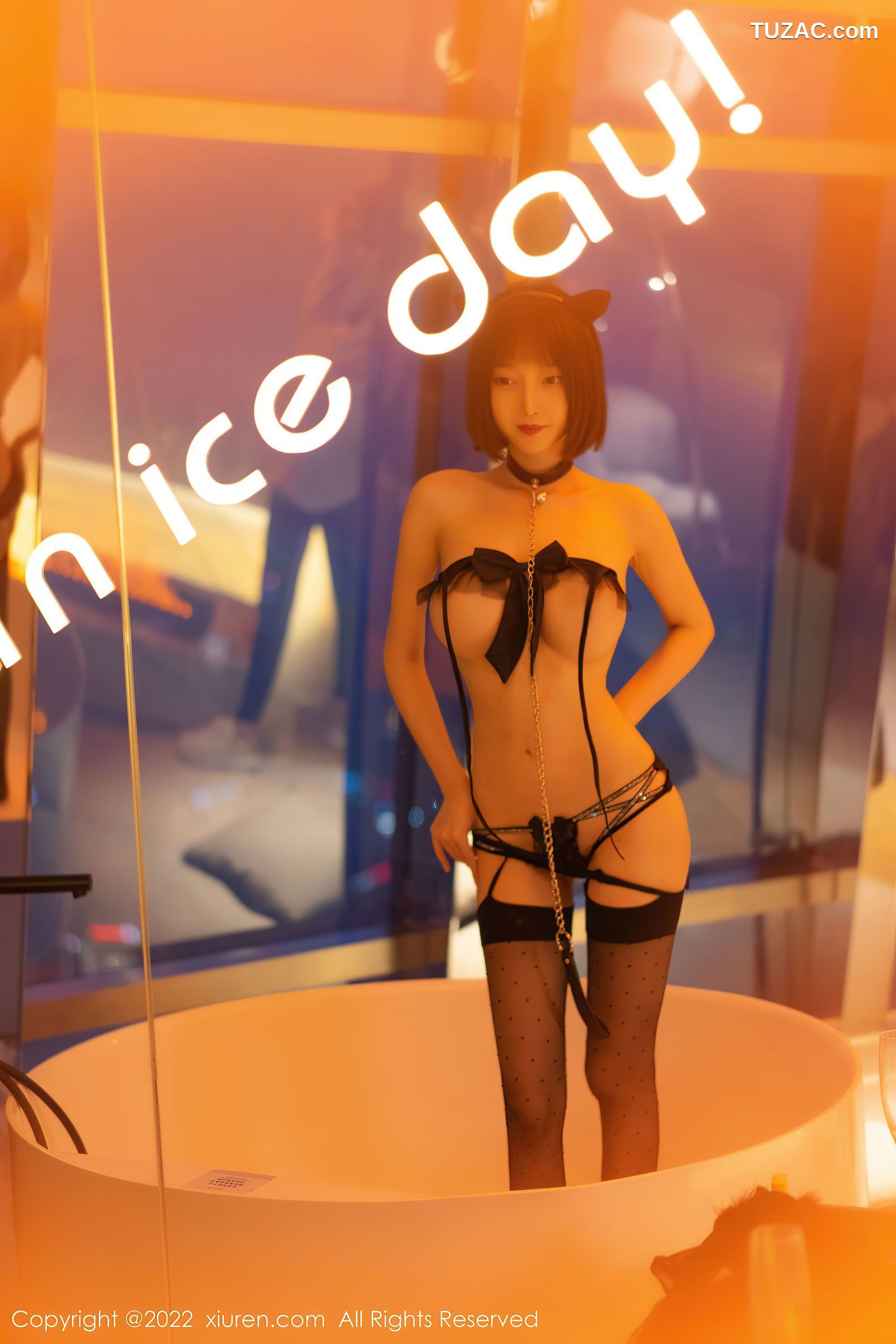 XiuRen秀人网-4956-玥儿玥er-大理旅拍黑色轻透服饰性感黑色内衣-2022.05.04