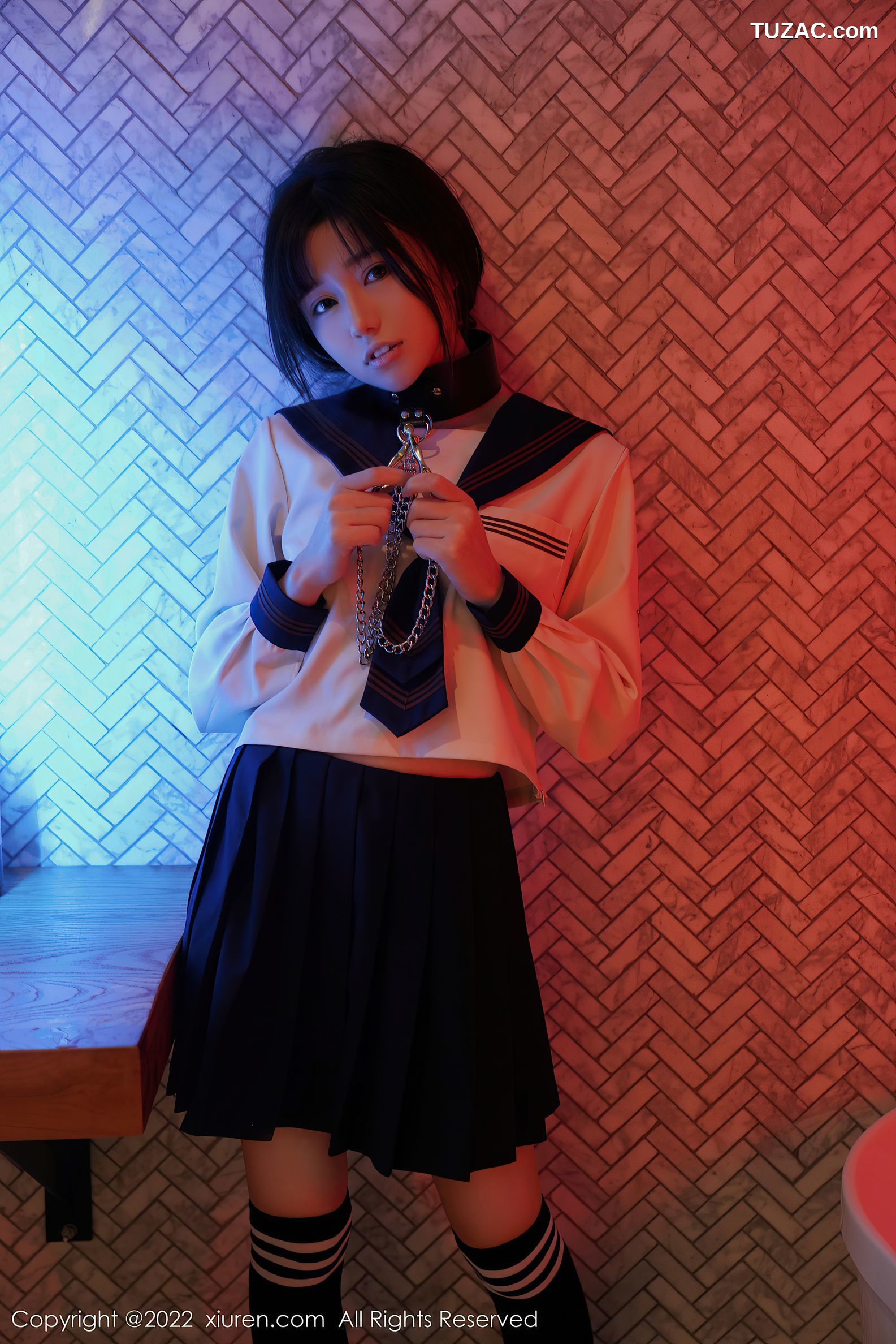 XiuRen秀人网-4986-仓井优香-Sm主题系列性感JK制服-2022.05.10