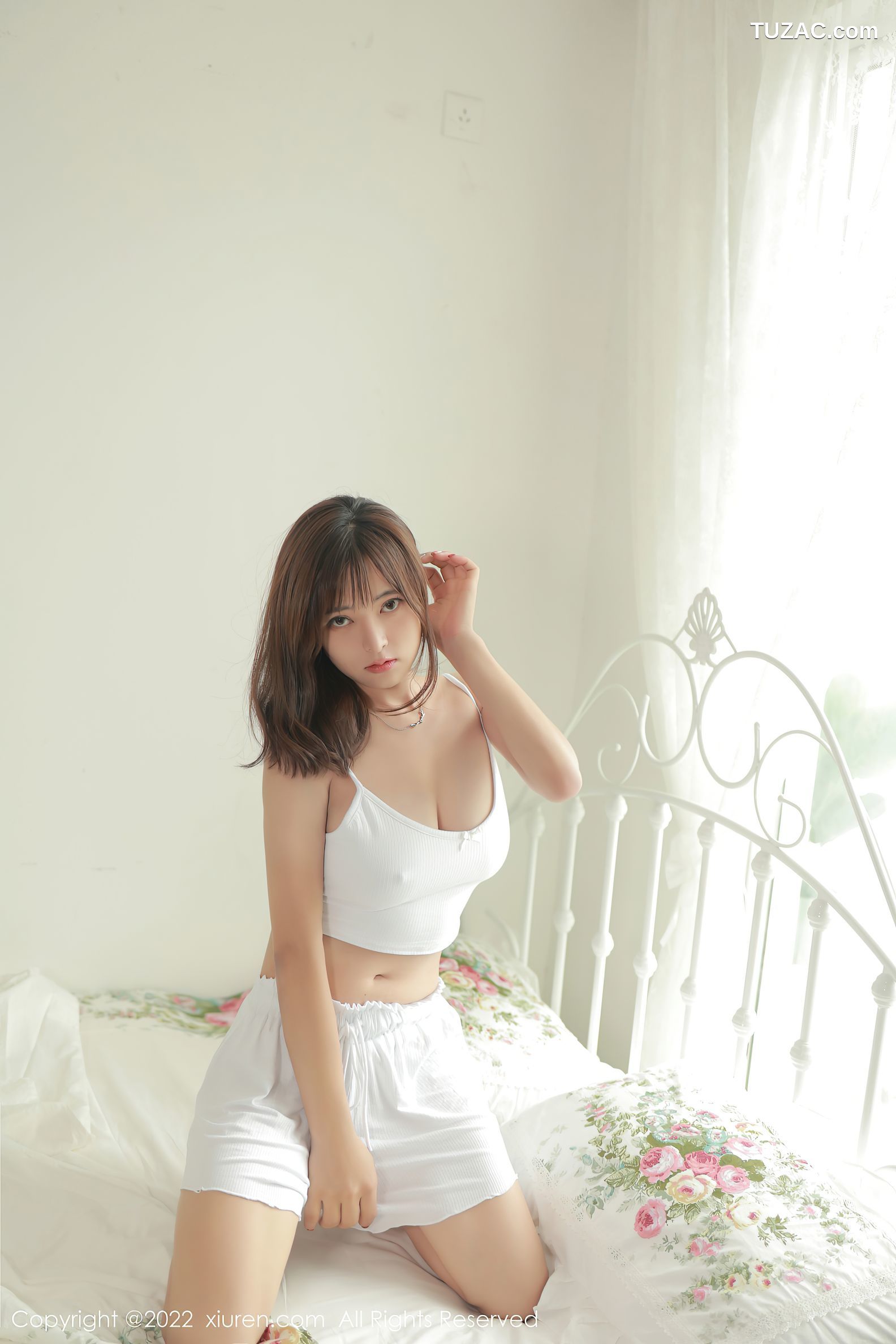 XiuRen秀人网-4987-奈沐子-室内场景性感白色服饰-2022.05.10