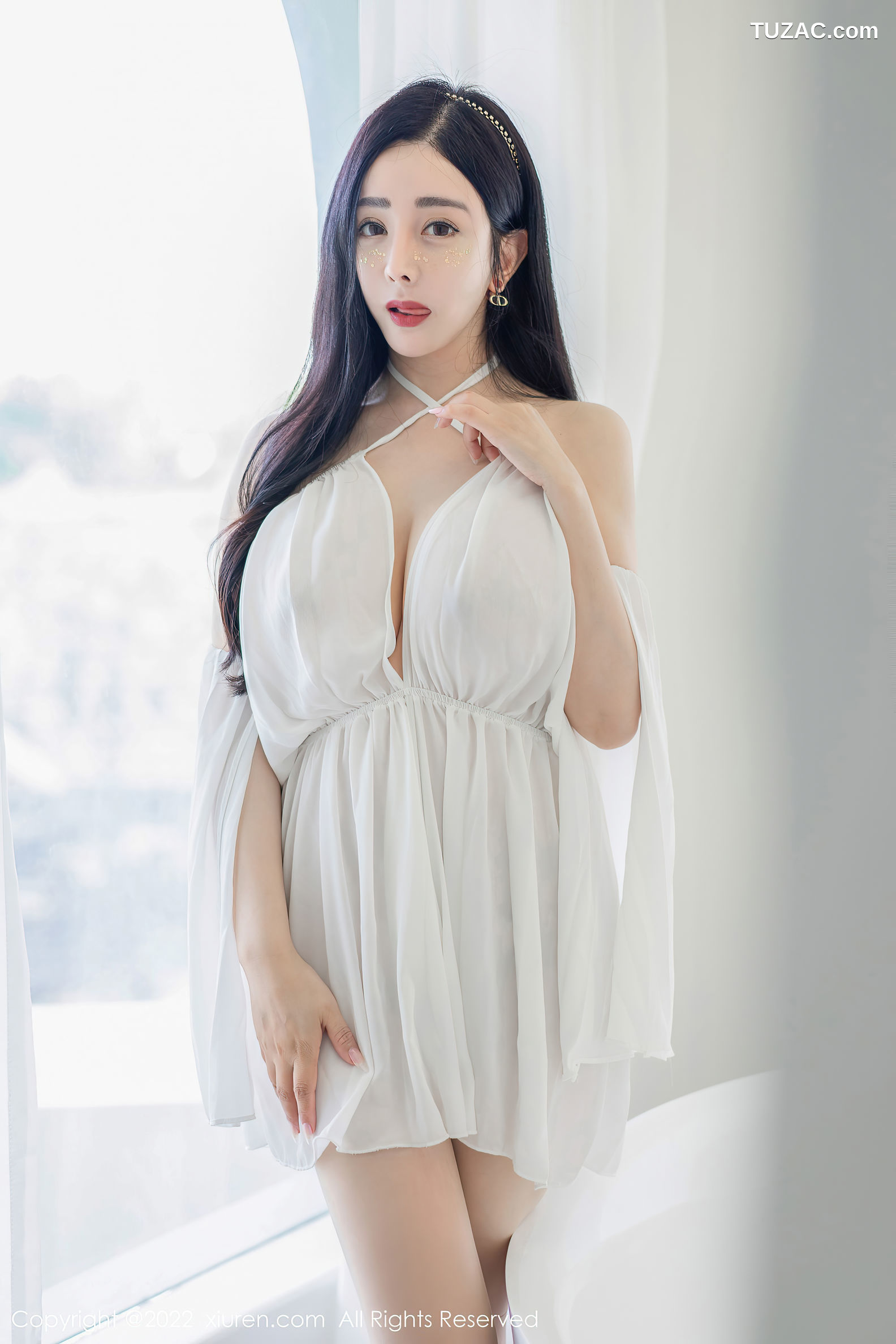 XiuRen-No.5188-允爾-白纱短礼服肉丝
