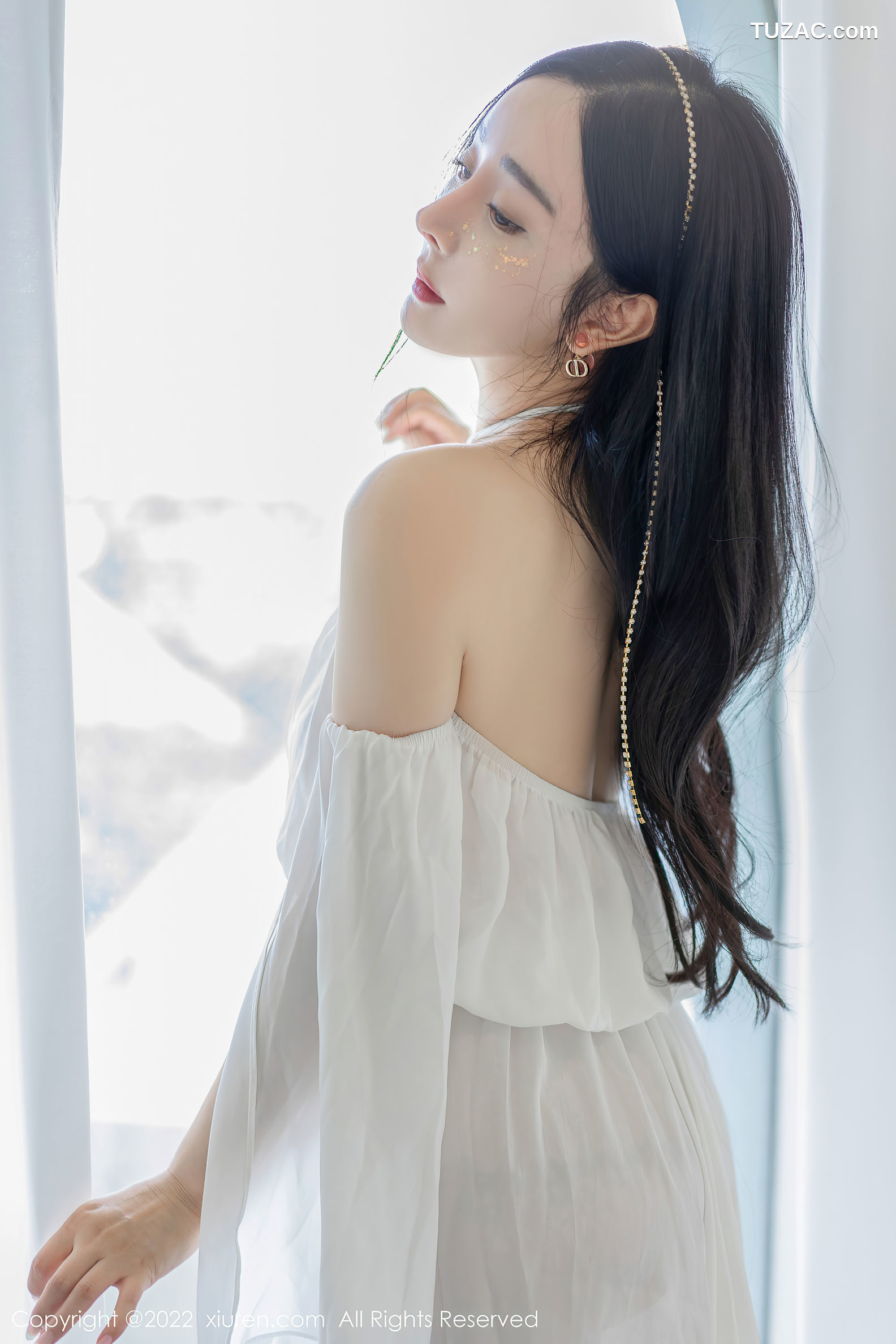 XiuRen-No.5188-允爾-白纱短礼服肉丝