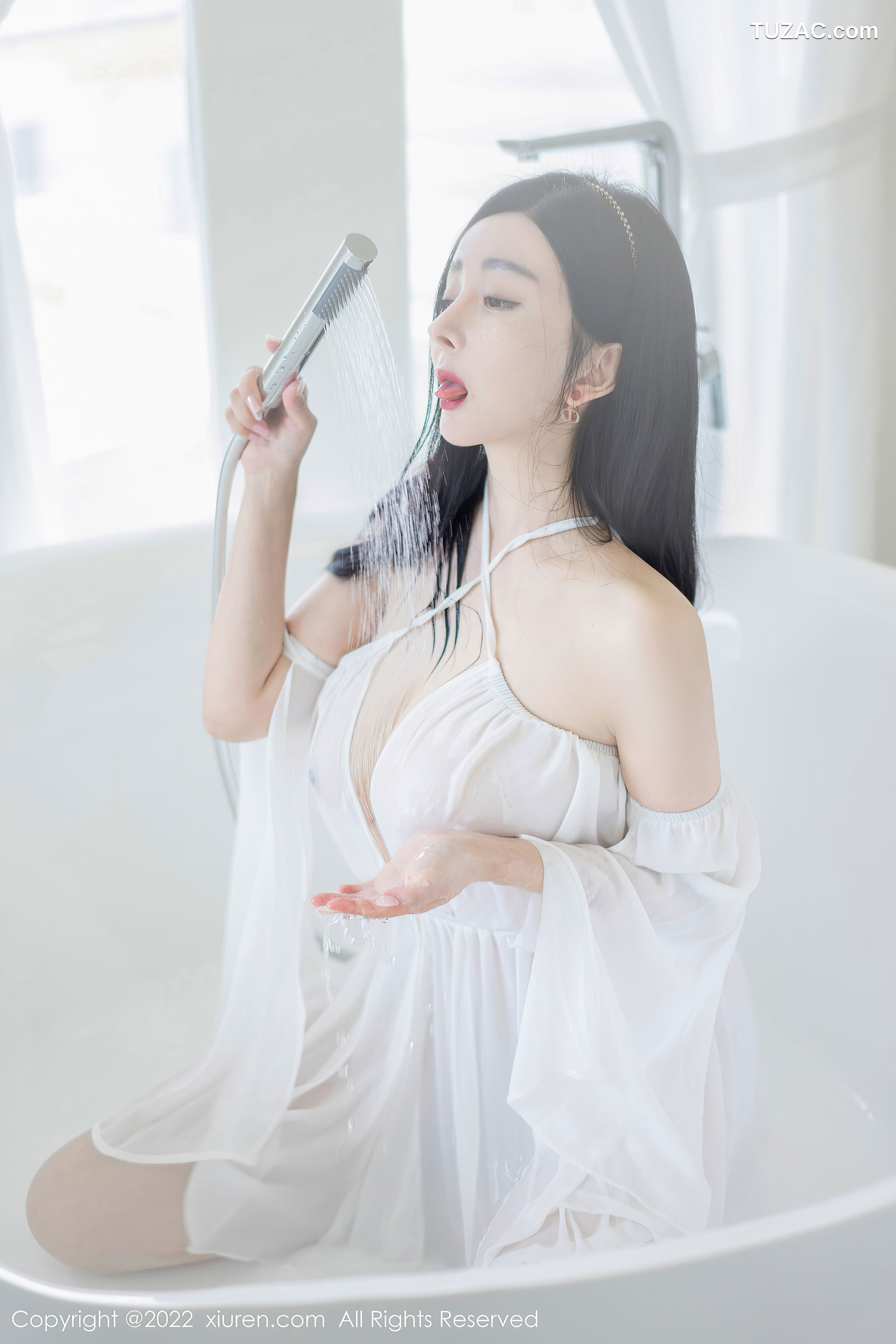 XiuRen-No.5188-允爾-白纱短礼服肉丝