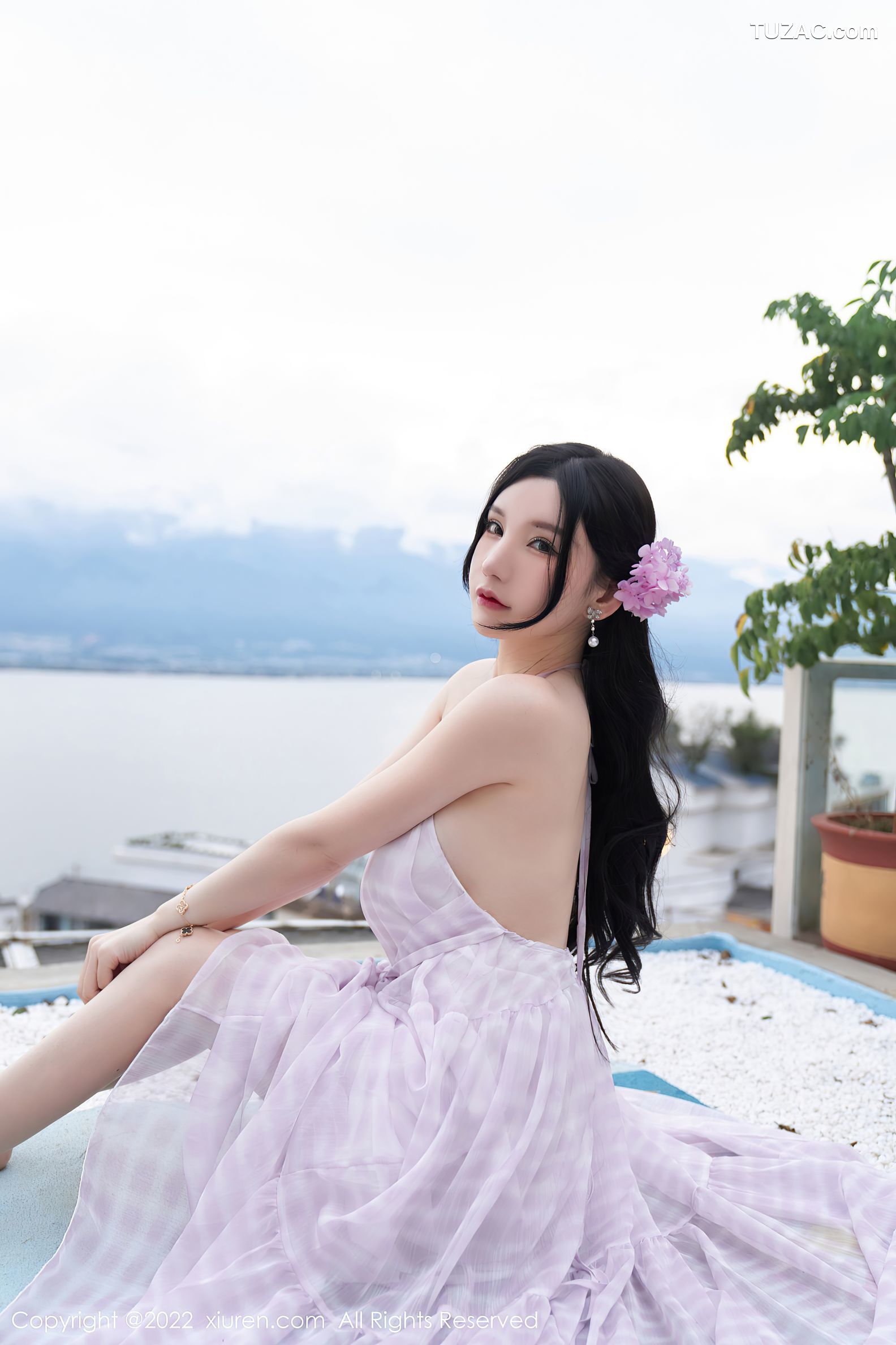 XiuRen-No.5207-周于希Sally-白沙裙白蕾丝内衣