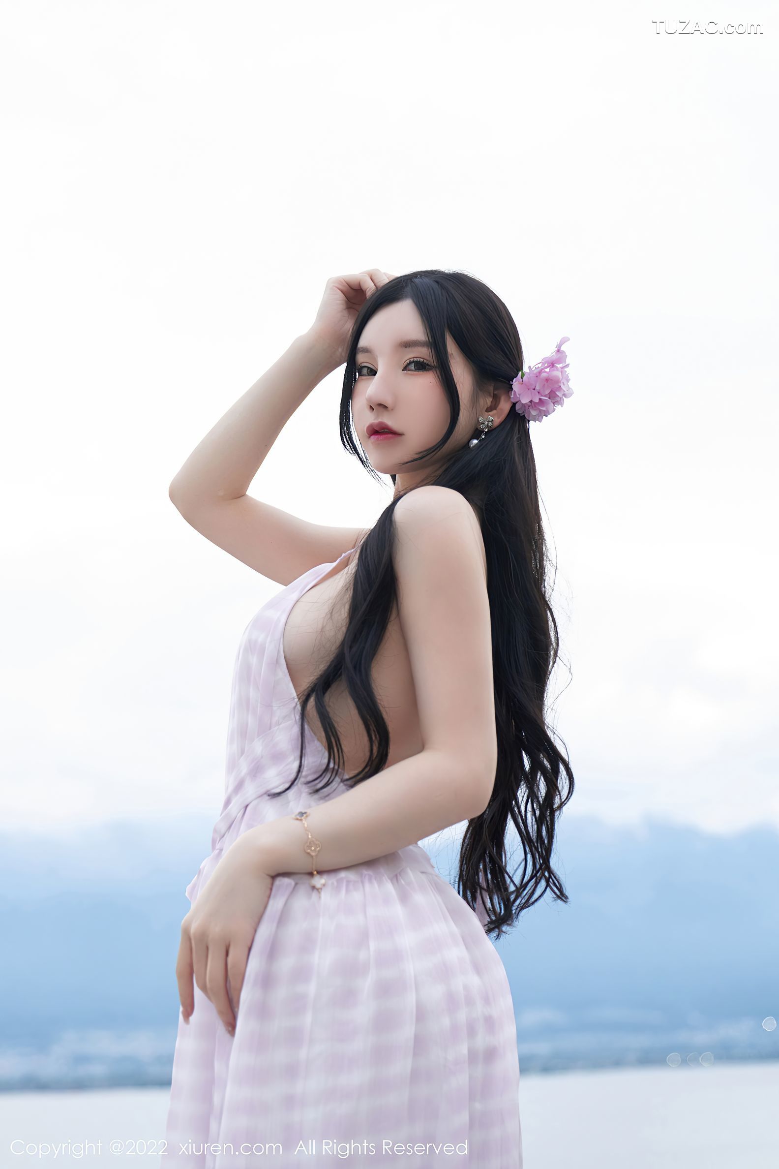 XiuRen-No.5207-周于希Sally-白沙裙白蕾丝内衣