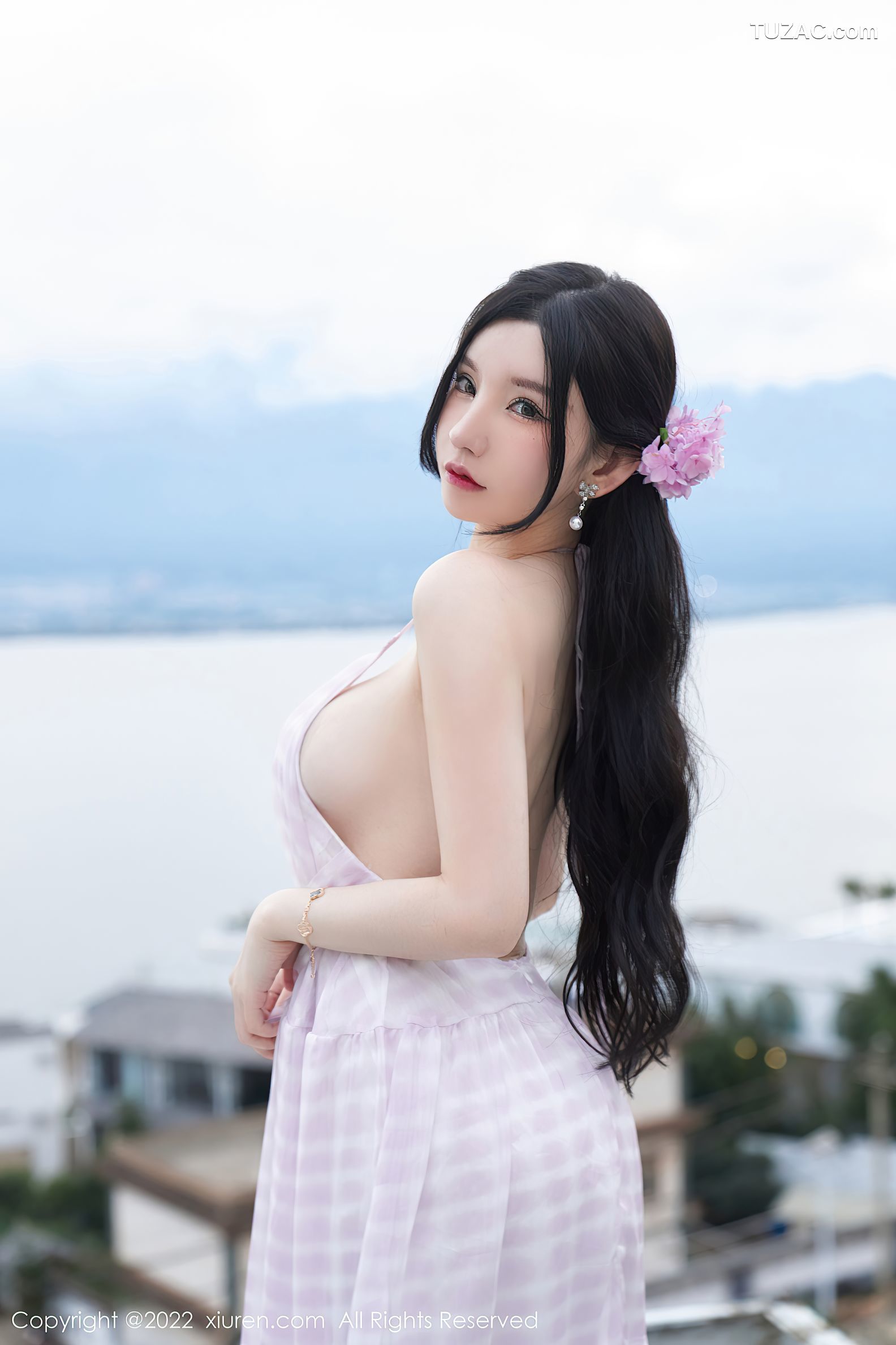 XiuRen-No.5207-周于希Sally-白沙裙白蕾丝内衣