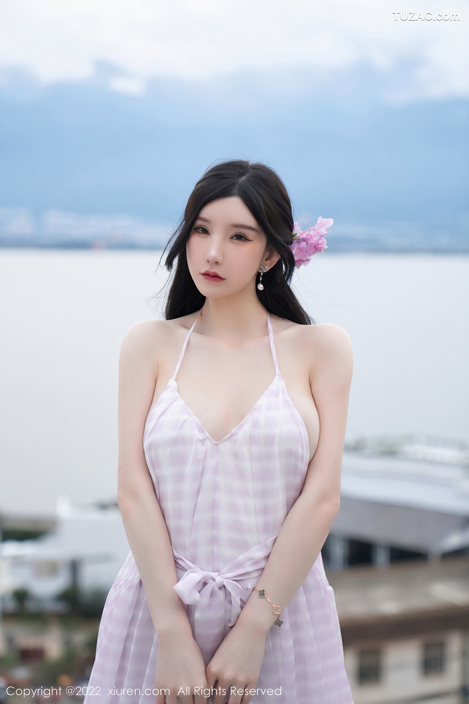 XiuRen-No.5207-周于希Sally-白沙裙白蕾丝内衣