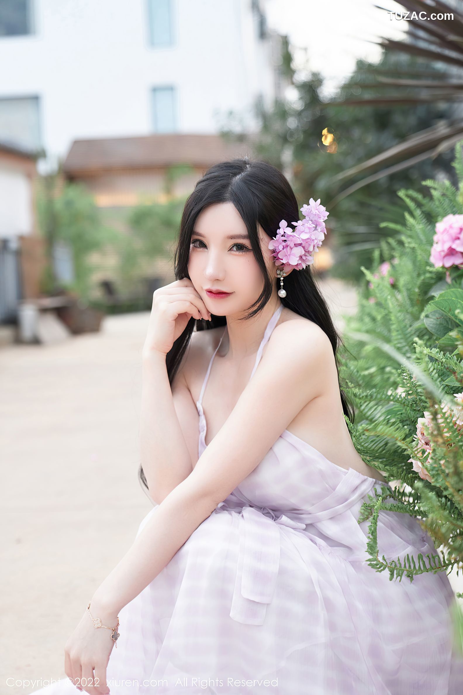 XiuRen-No.5207-周于希Sally-白沙裙白蕾丝内衣