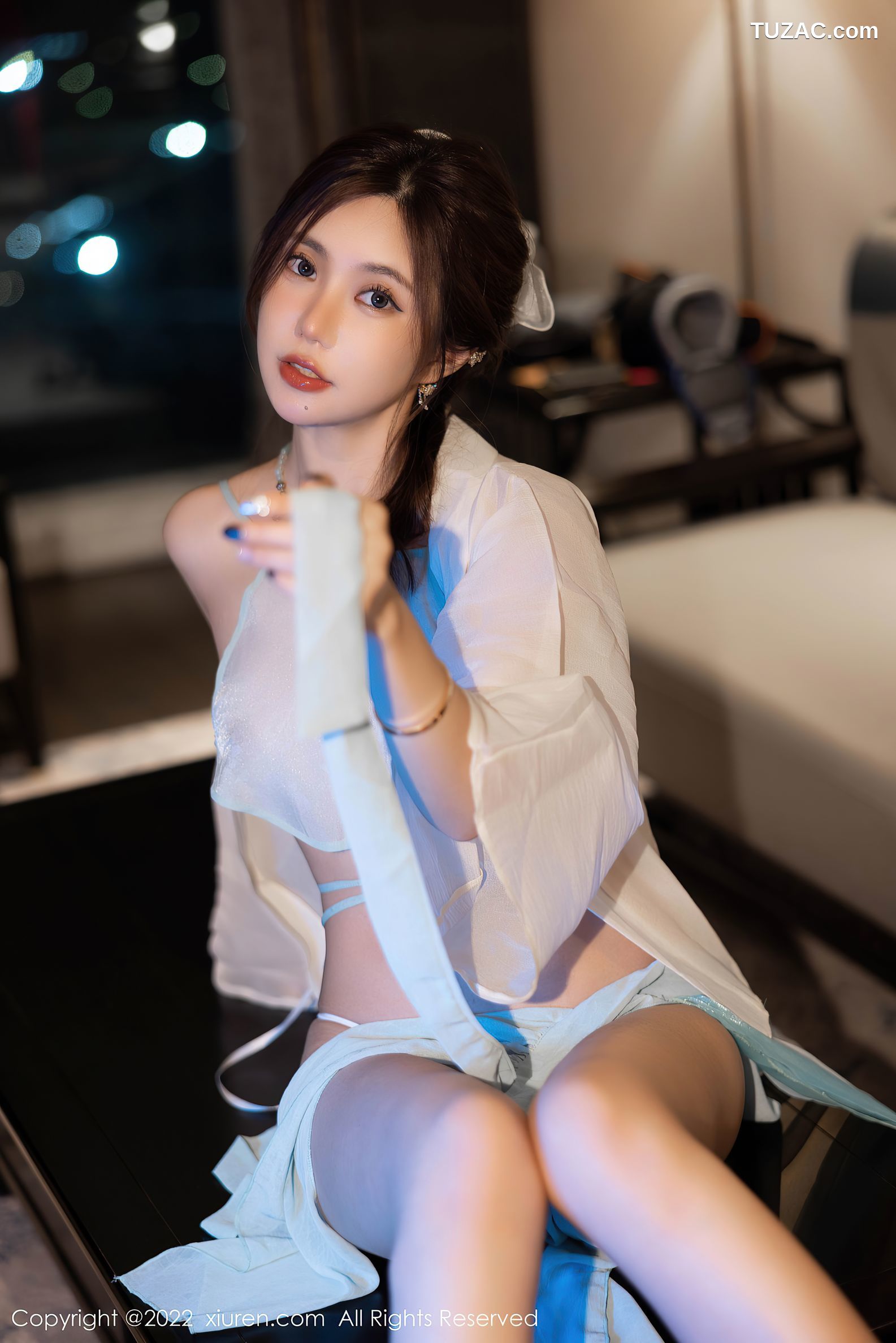 XiuRen-No.5219-绮里嘉-Ula-古风纱裙肚兜