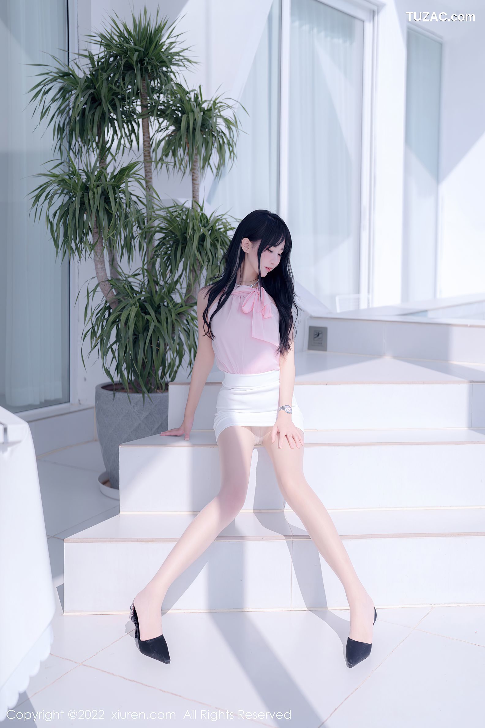 XiuRen-No.5318-小果冻儿jelly-粉衣白裙职业装