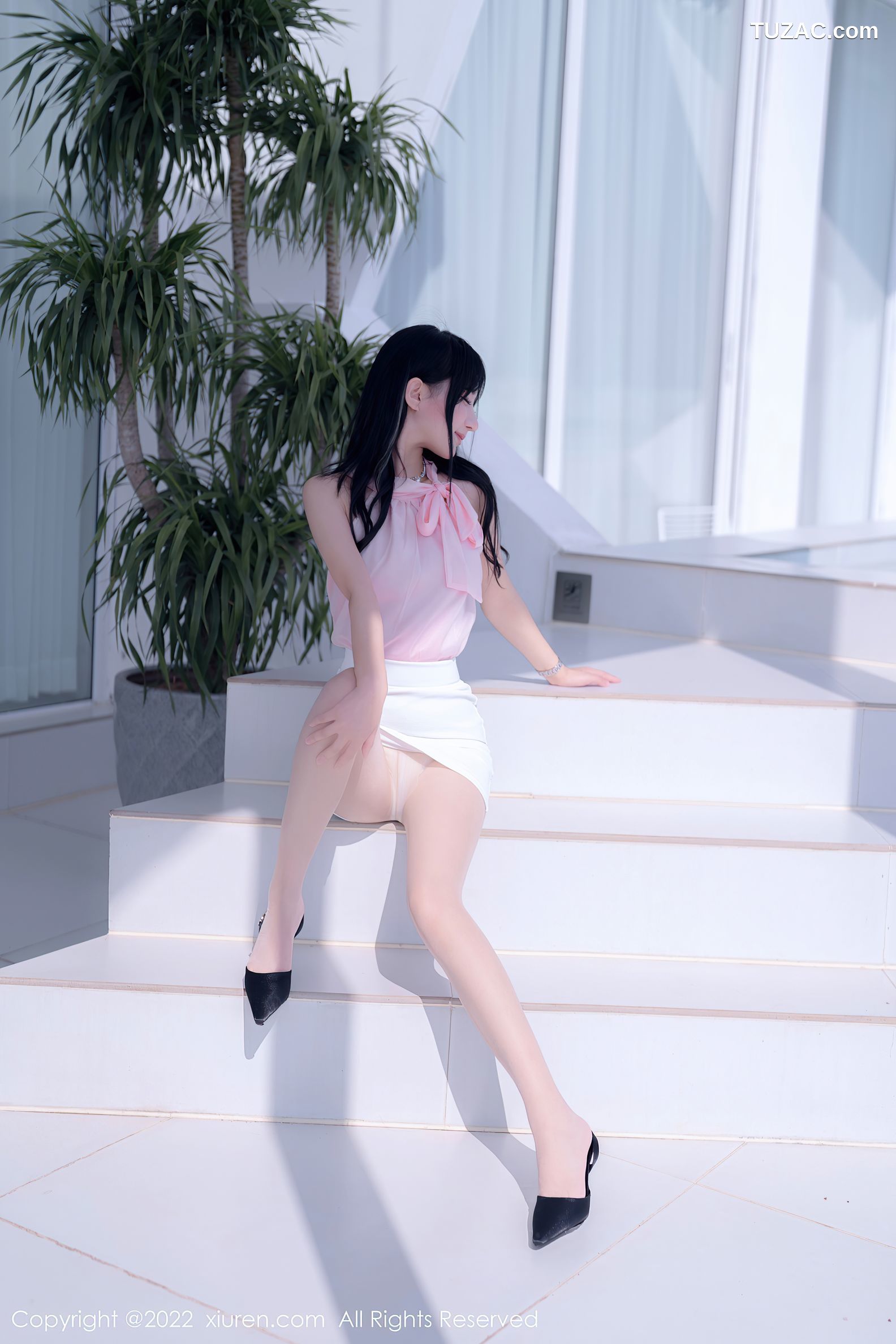 XiuRen-No.5318-小果冻儿jelly-粉衣白裙职业装