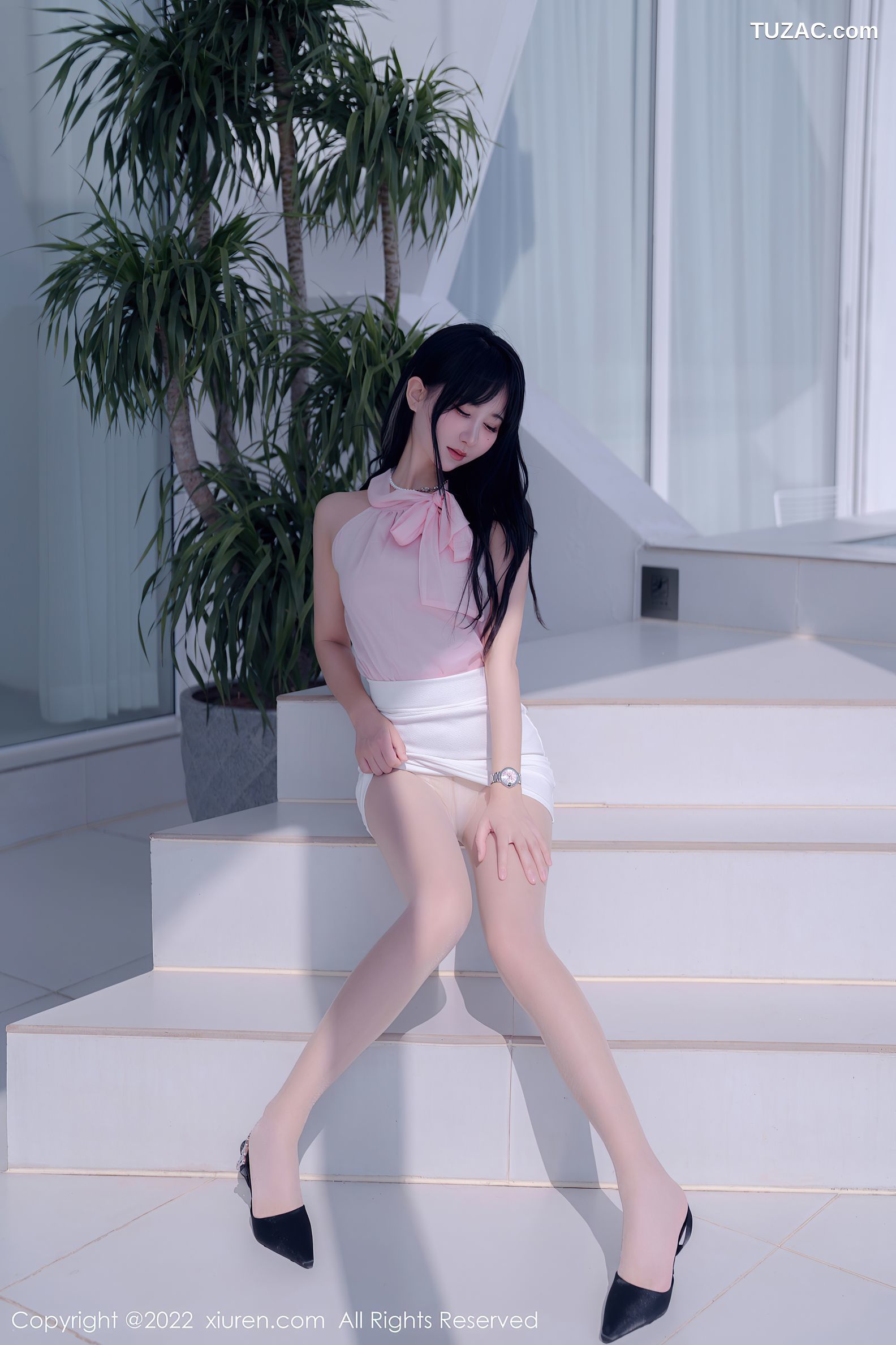 XiuRen-No.5318-小果冻儿jelly-粉衣白裙职业装