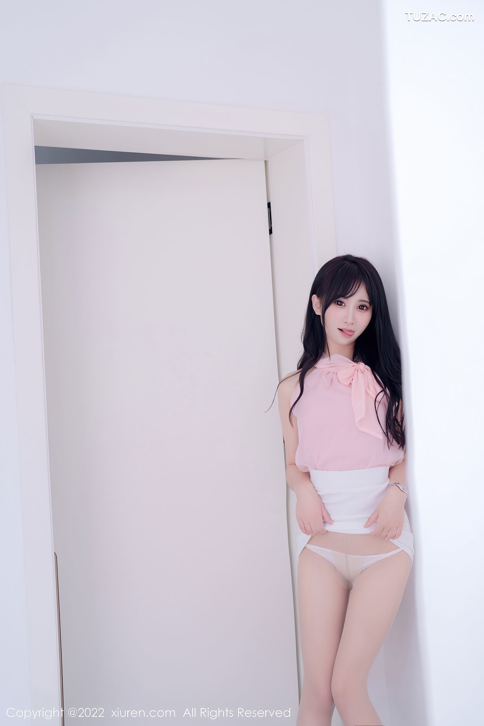 XiuRen-No.5318-小果冻儿jelly-粉衣白裙职业装