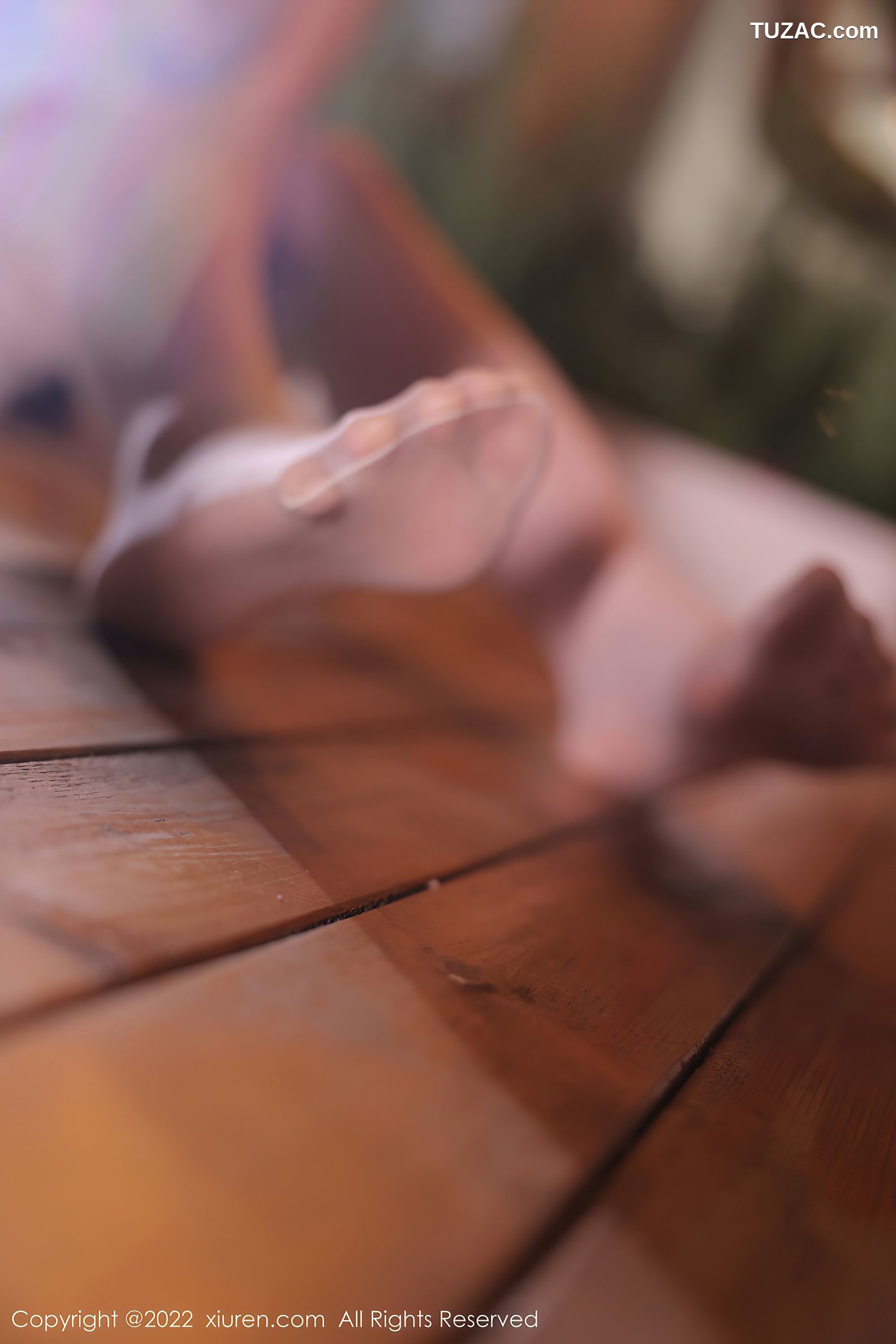 XiuRen-No.5333-朱可儿Flora-浅蓝透视少女纱裙